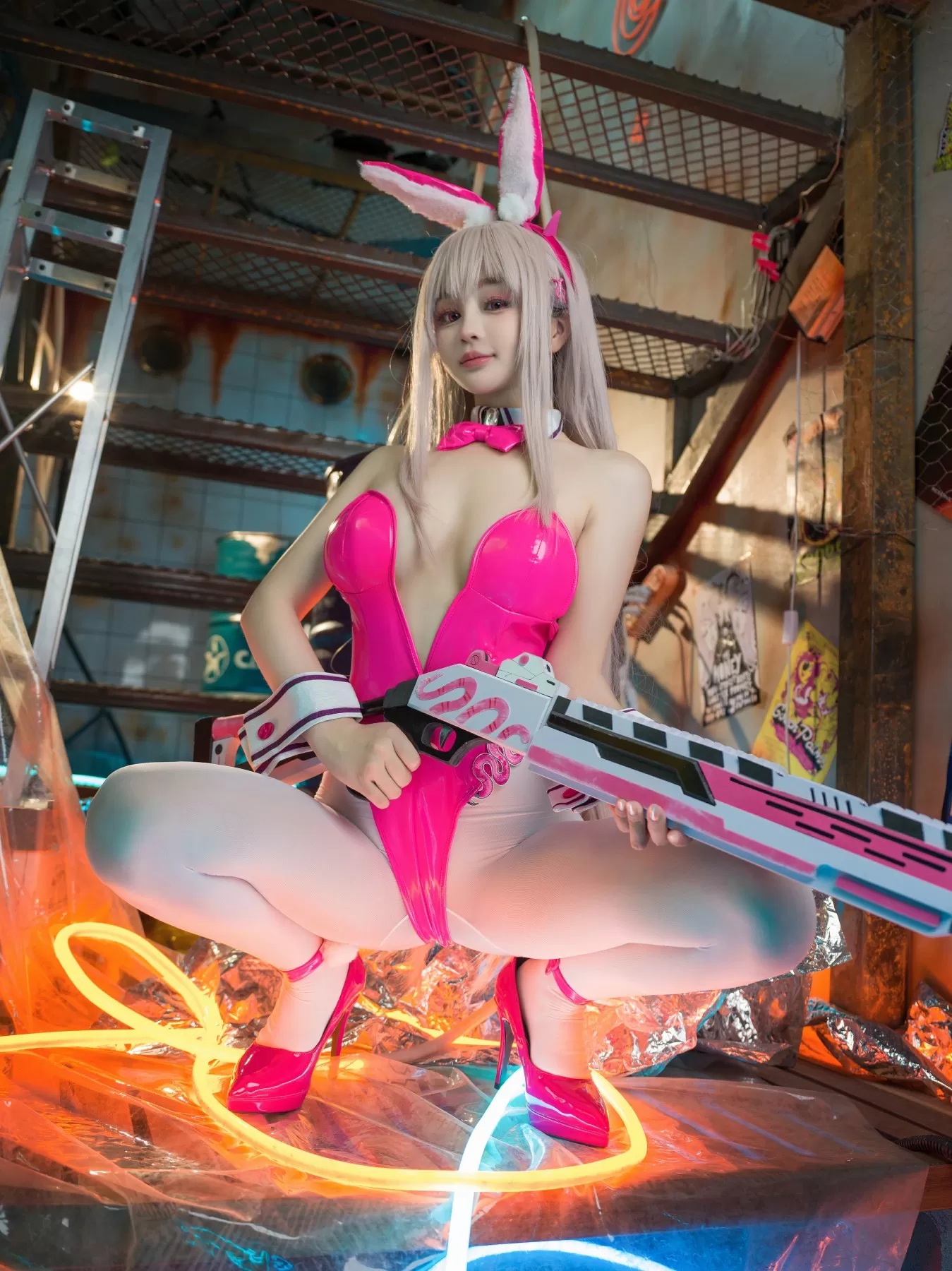 桜井宁宁 – 毒蛇兔女郎 Cosplay-第48张