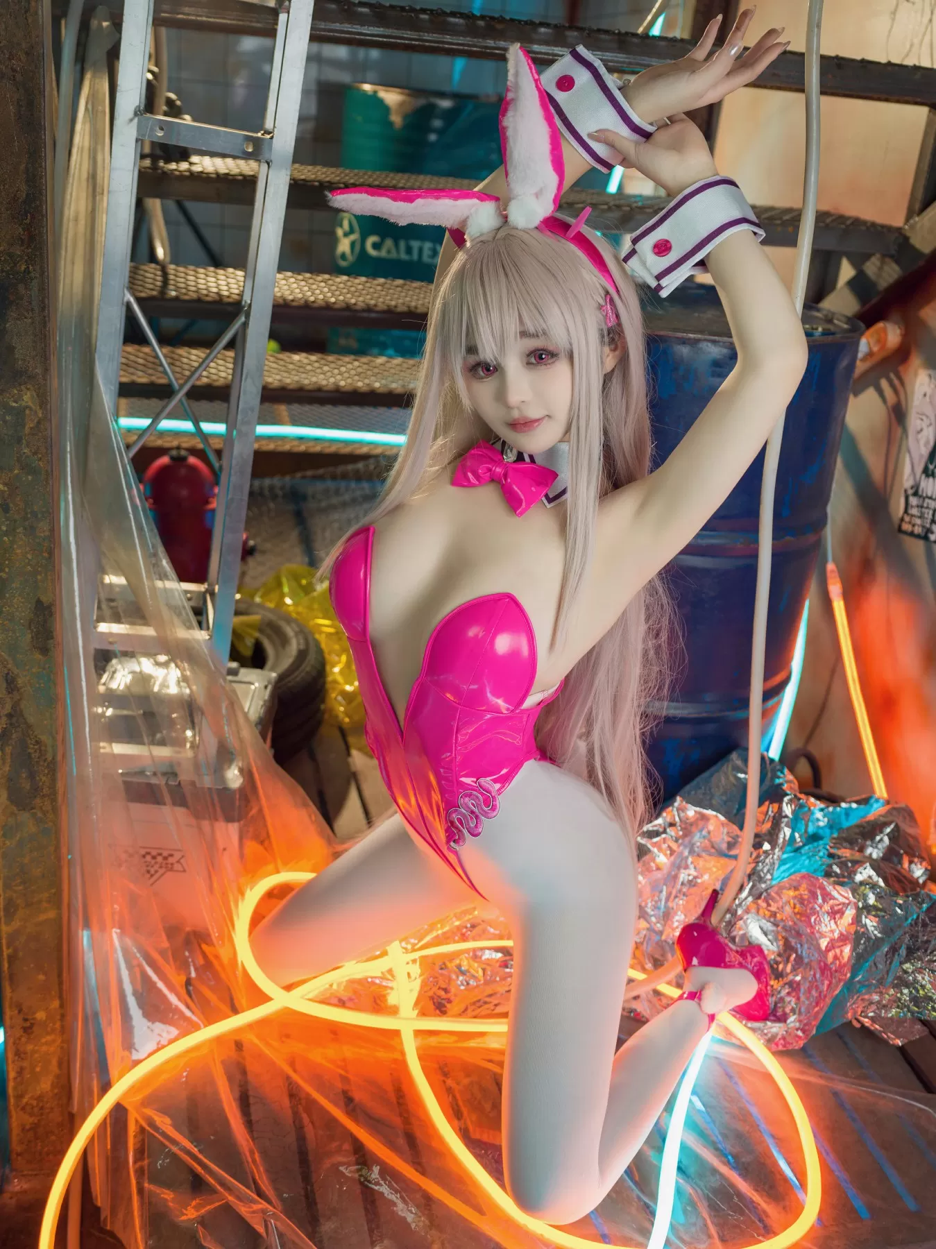 桜井宁宁 – 毒蛇兔女郎 Cosplay-第49张
