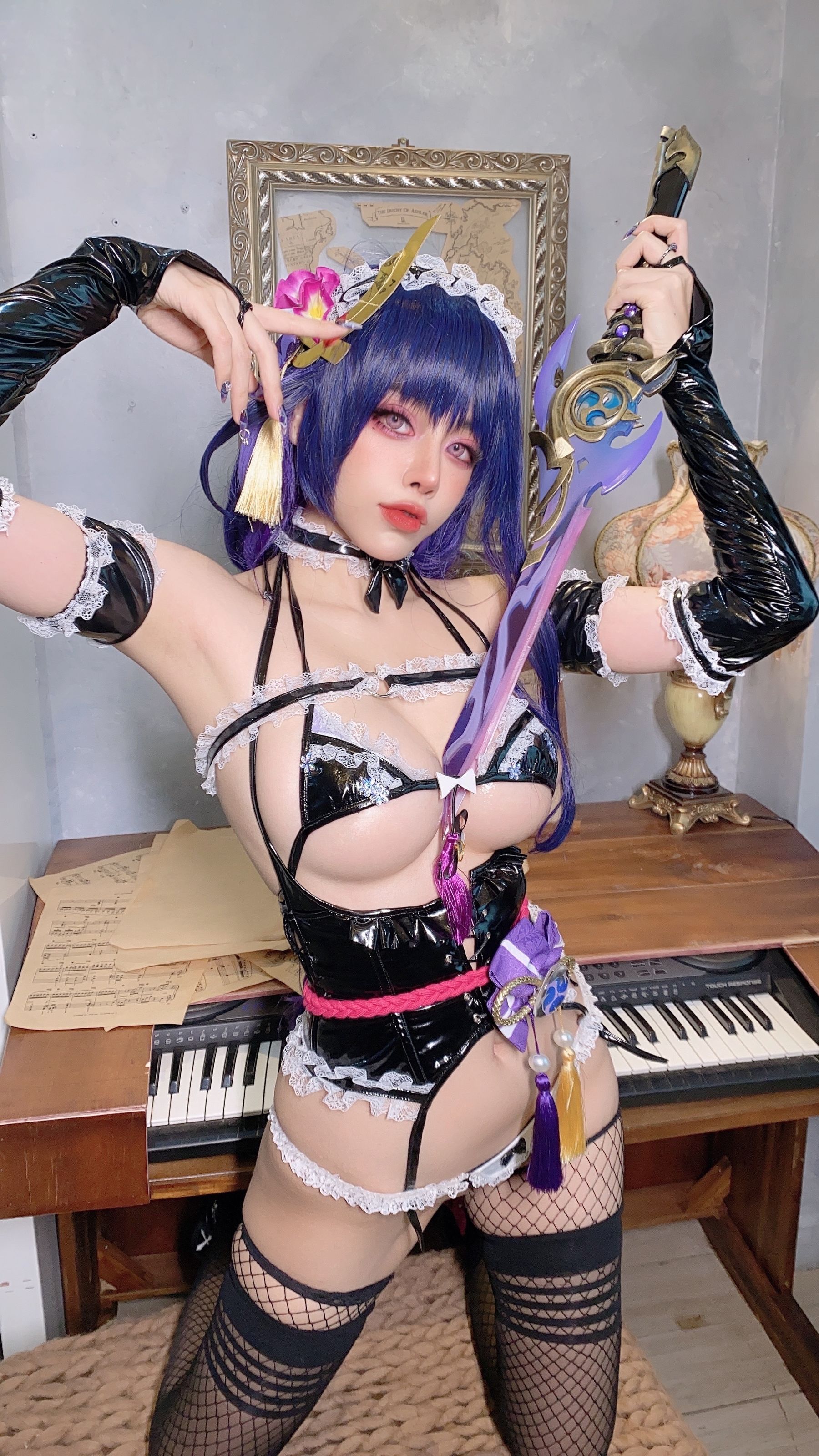 日本性感萝莉Byoru – Maid Raiden Cosplay-第36张