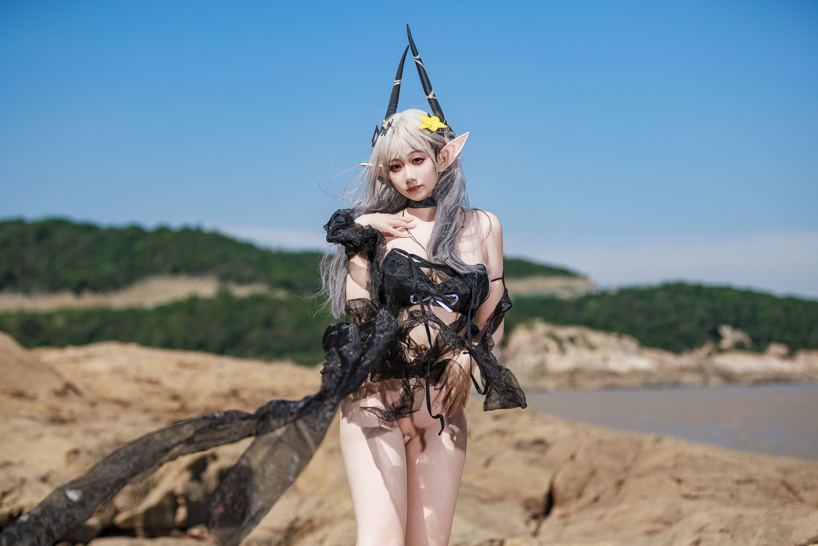 阿雪雪 – 泥岩泳装 Cosplay-第25张