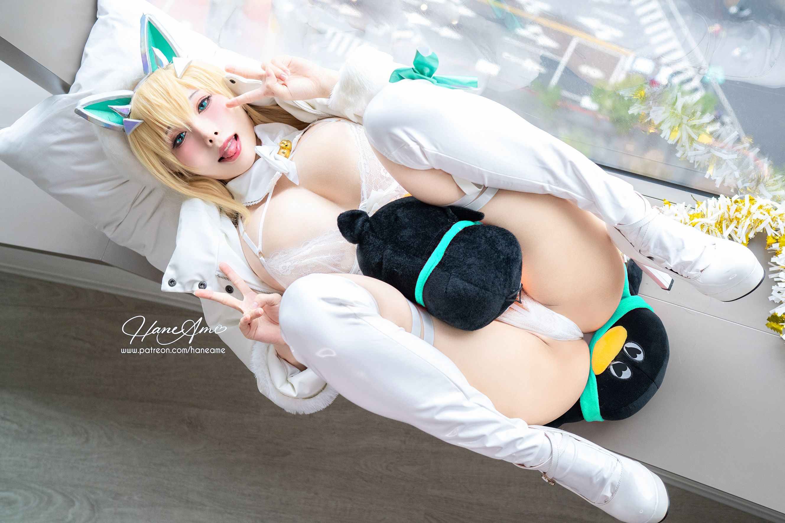 Hane Ame 雨波写真 – 勝利女神 露菲 Cosplay-第5张