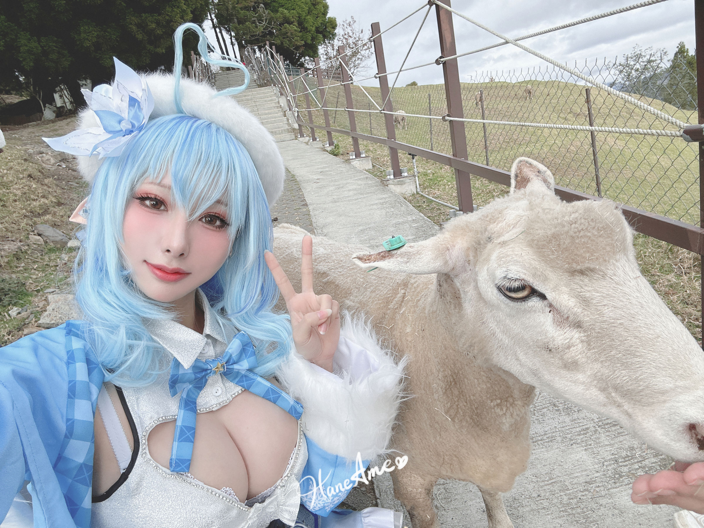 Hane Ame 雨波写真 – Yukihana Lamy (Hololive) Cosplay-第31张