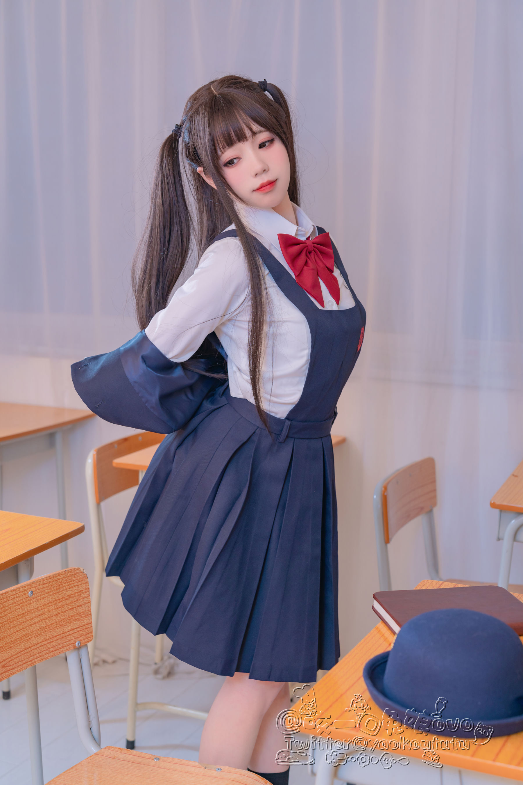 咬一口兔娘 – 入学式 Cosplay-第26张