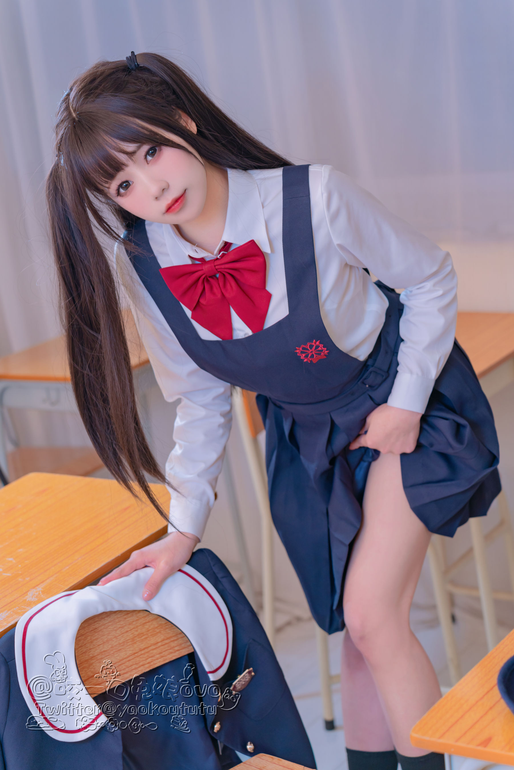 咬一口兔娘 – 入学式 Cosplay-第27张