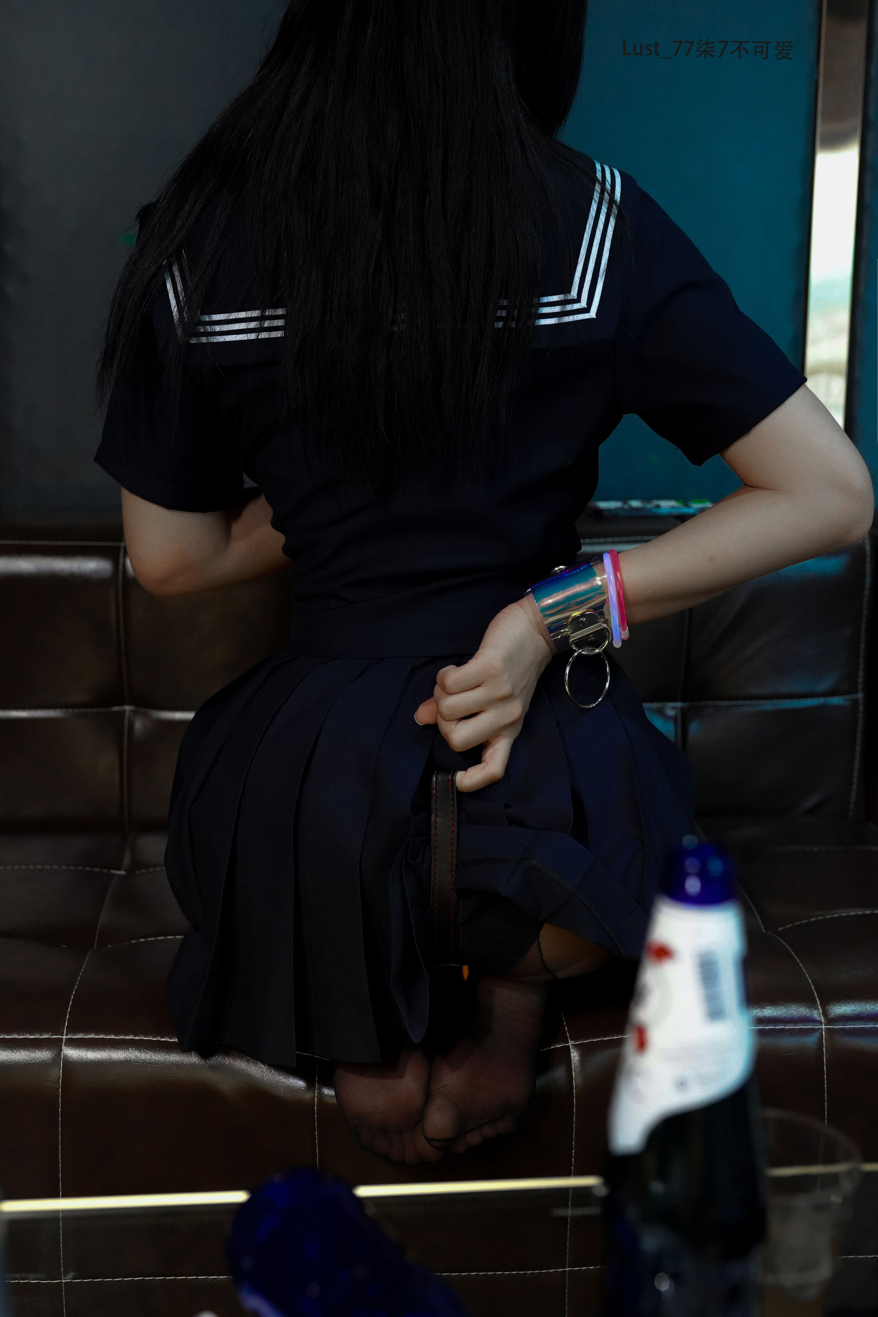 动漫博主柒柒要乖哦 – 反差JK少女 Cosplay-第1张