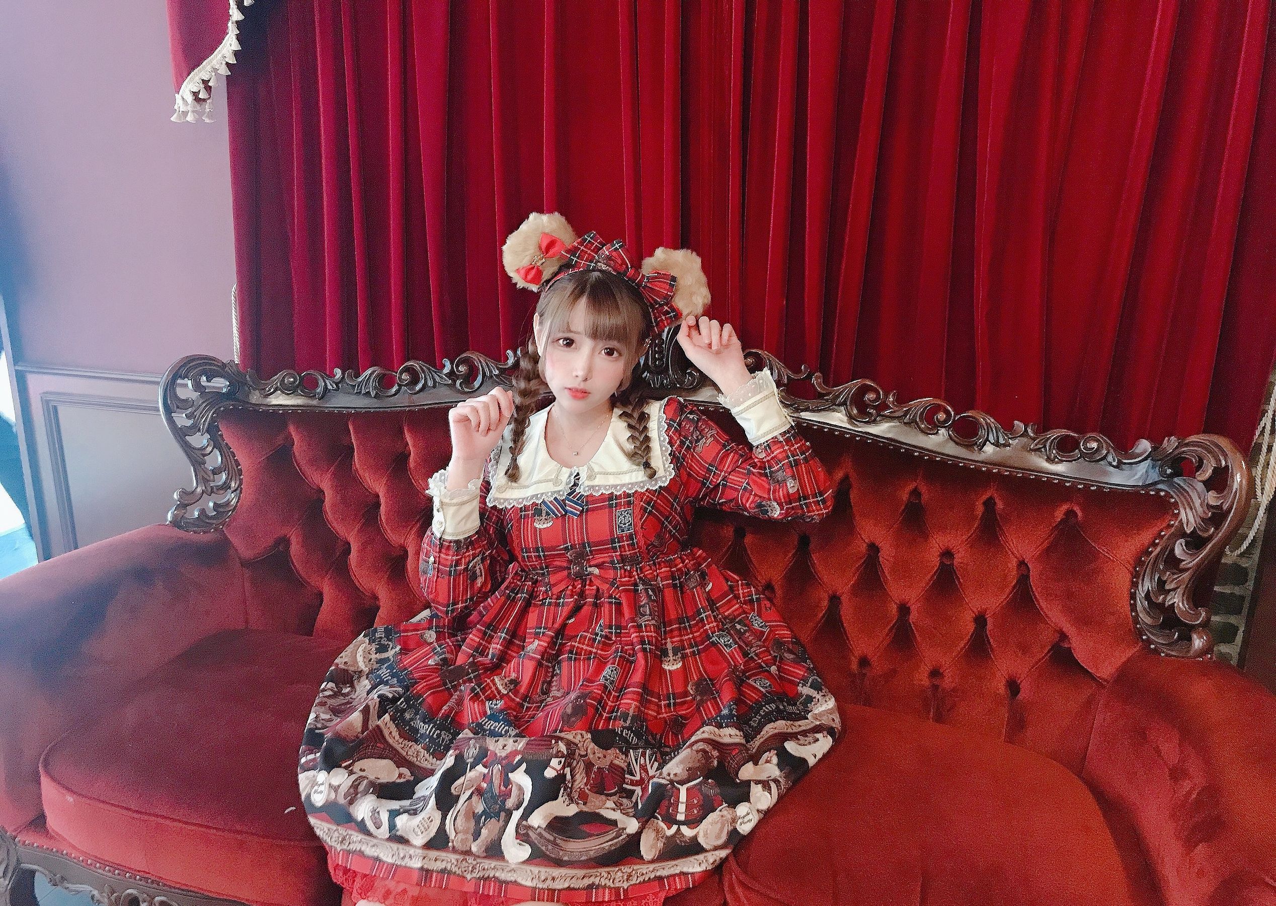 凛子酱 – Lolita 泰迪熊 Cosplay-第6张