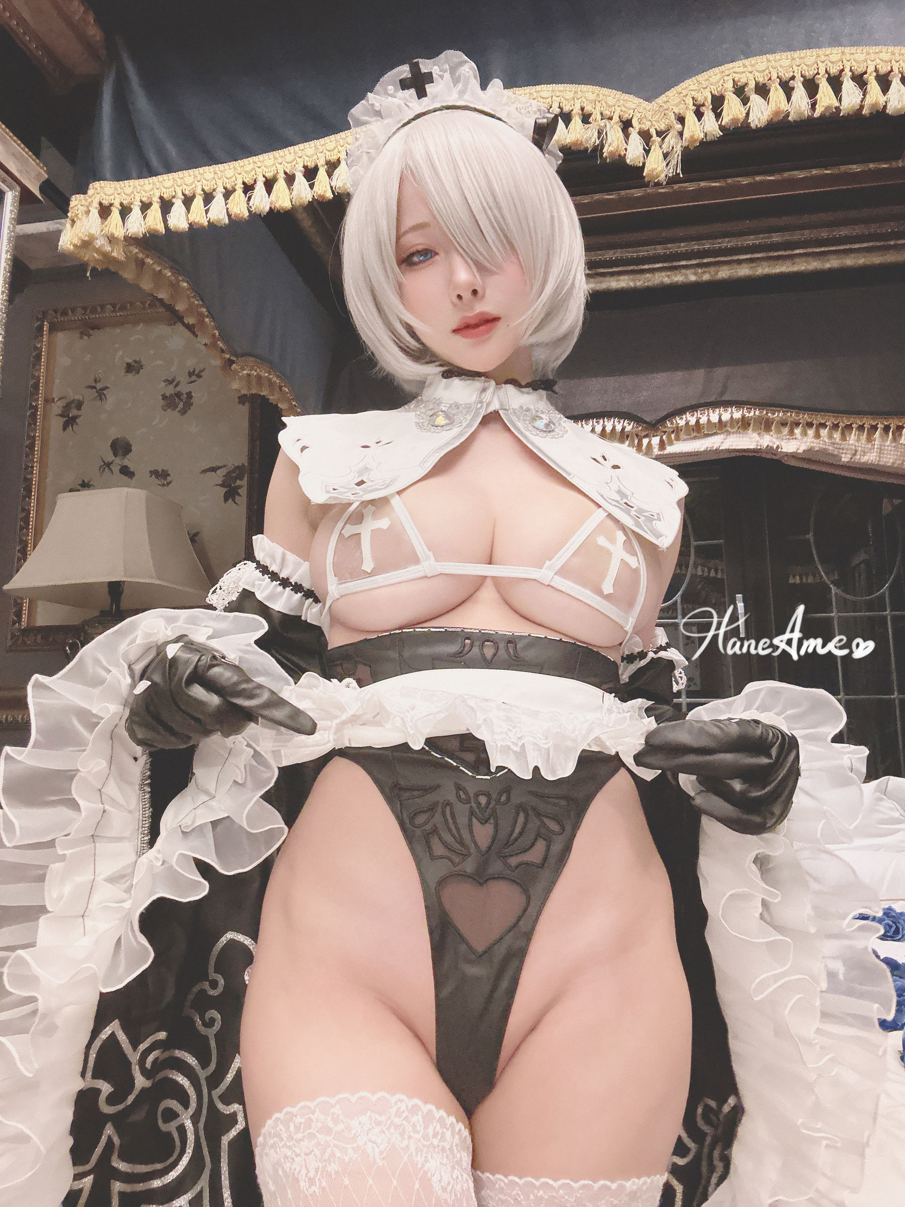 Hane Ame 雨波写真 – Nier 2BSelfie Cosplay-第26张