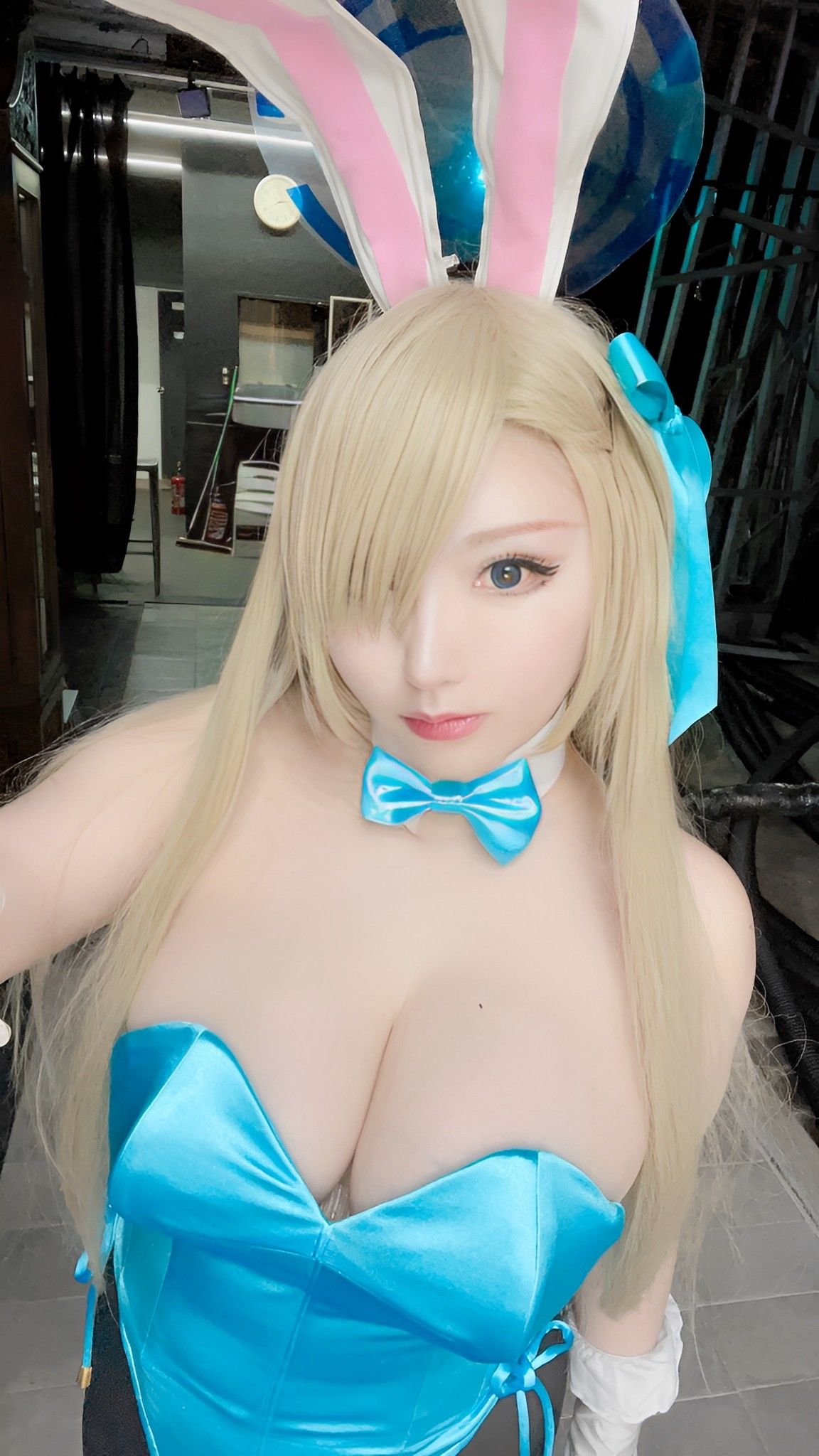 性感妹子 健健 兔女郎 Cosplay-第15张