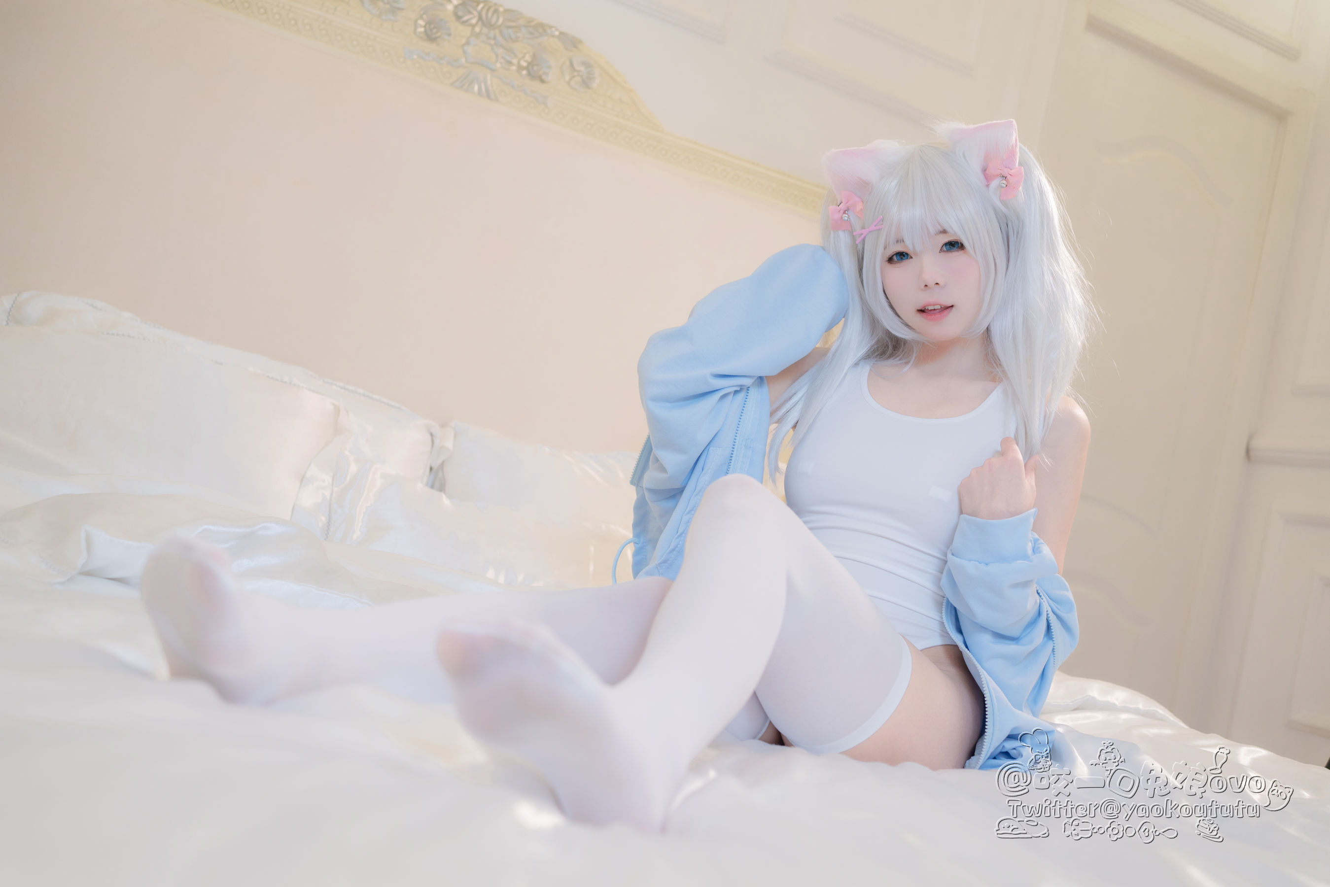 咬一口兔娘 – 做你的猫 Cosplay-第1张