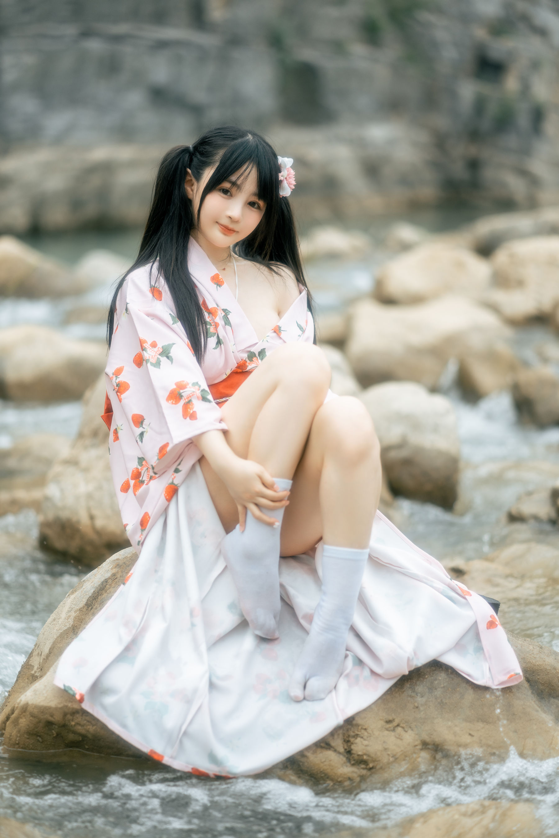 桜井宁宁 – 浴袍 Cosplay-第4张
