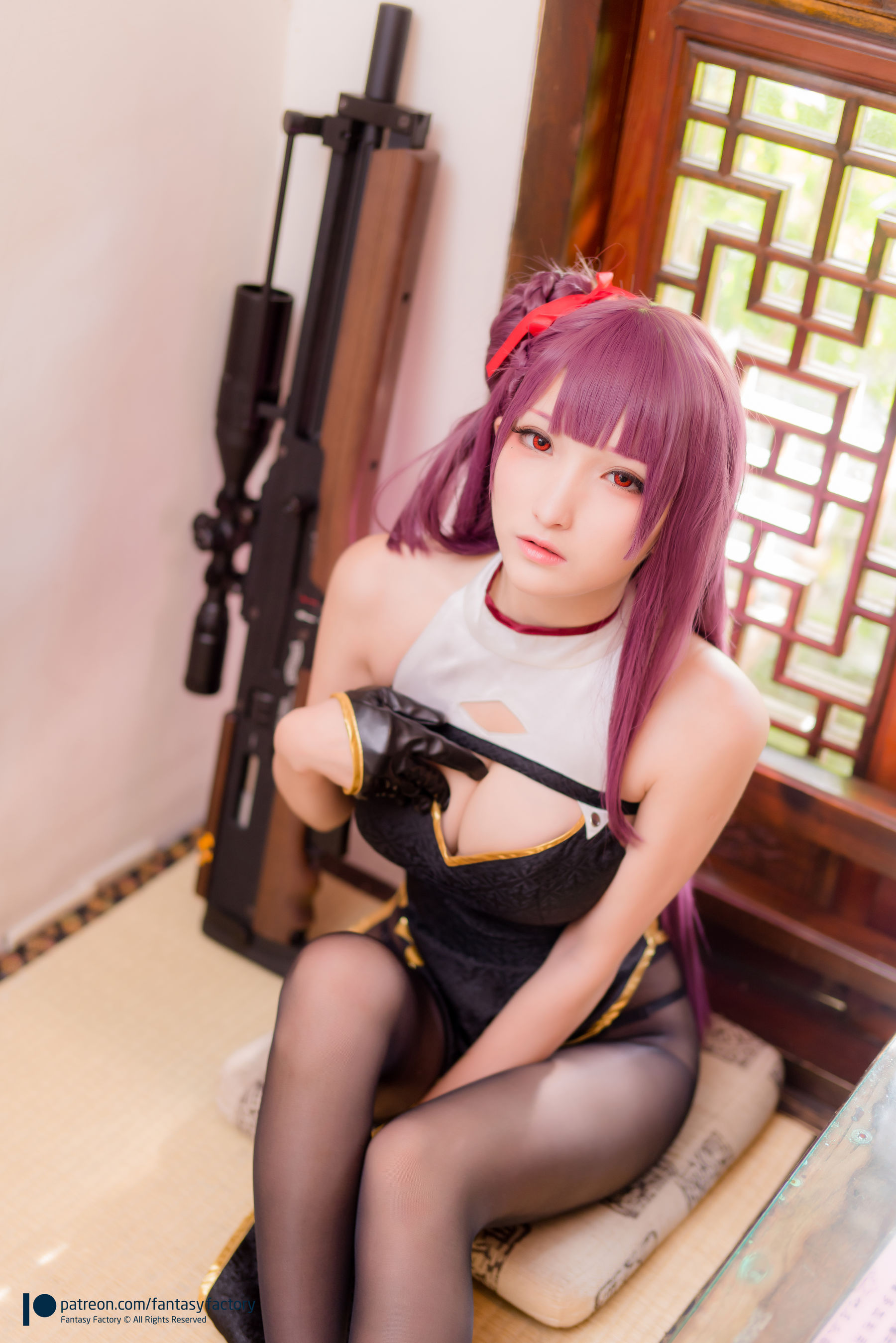 [Cosplay写真] 小丁 《Fantasy Factory》 – 2019.07 JK 情趣 旗袍 Cosplay-第49张