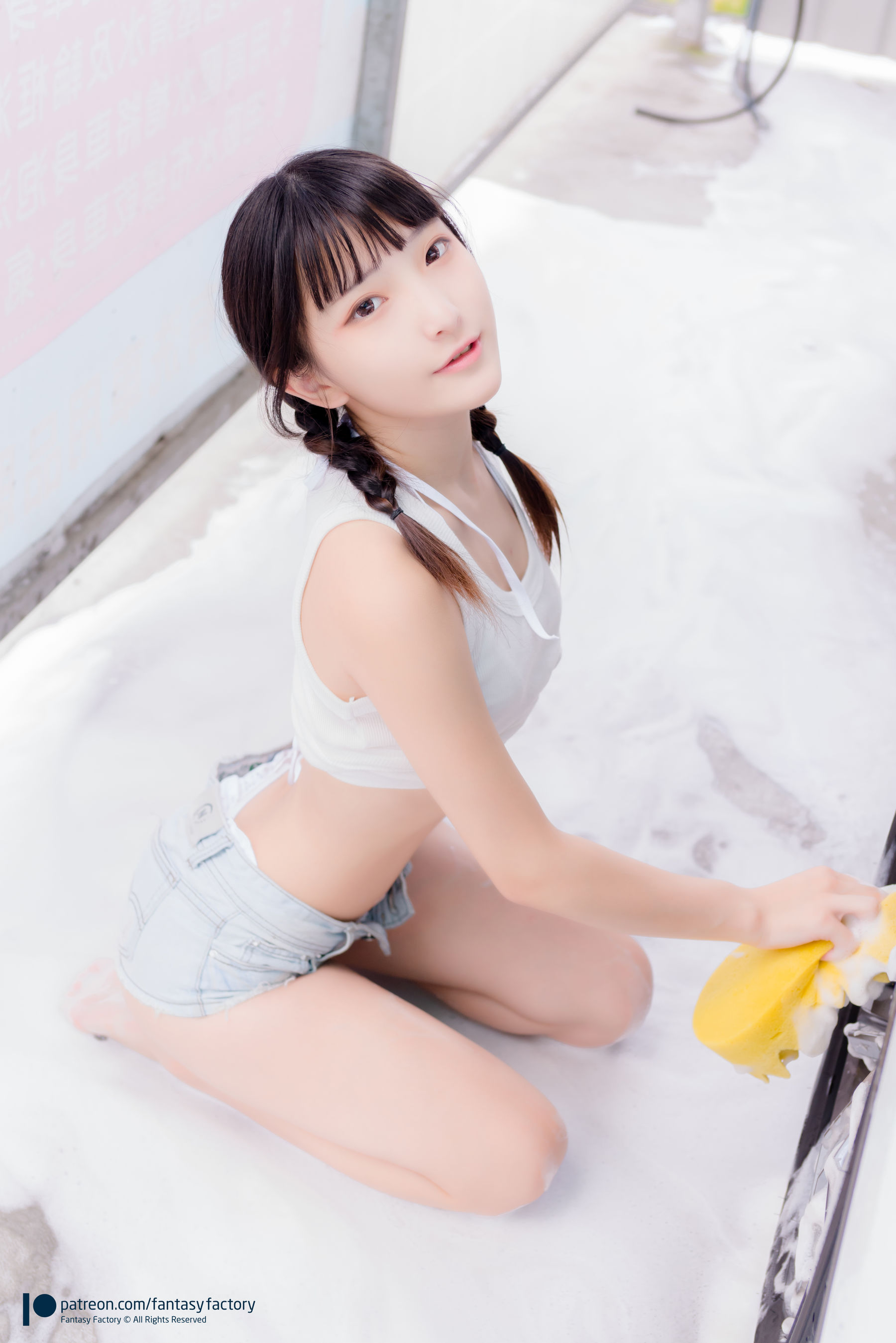 [Cosplay写真] 小丁 《Fantasy Factory》 – 2019.07 JK 情趣 旗袍 Cosplay-第48张