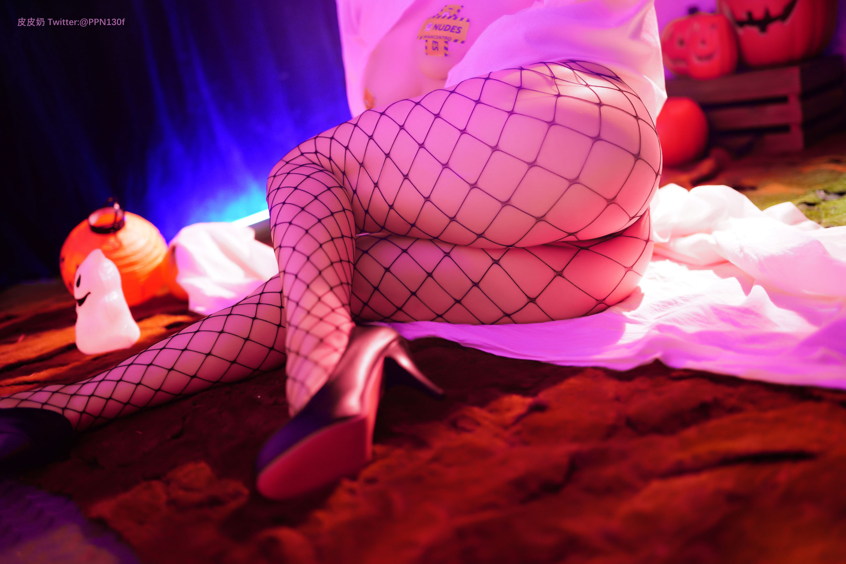 皮皮奶可可爱了啦 – 万圣节幽灵 Cosplay-第38张