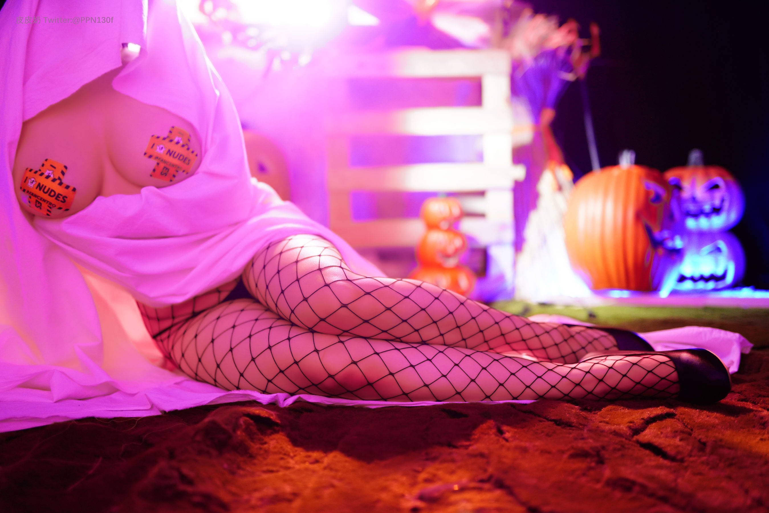皮皮奶可可爱了啦 – 万圣节幽灵 Cosplay-第49张