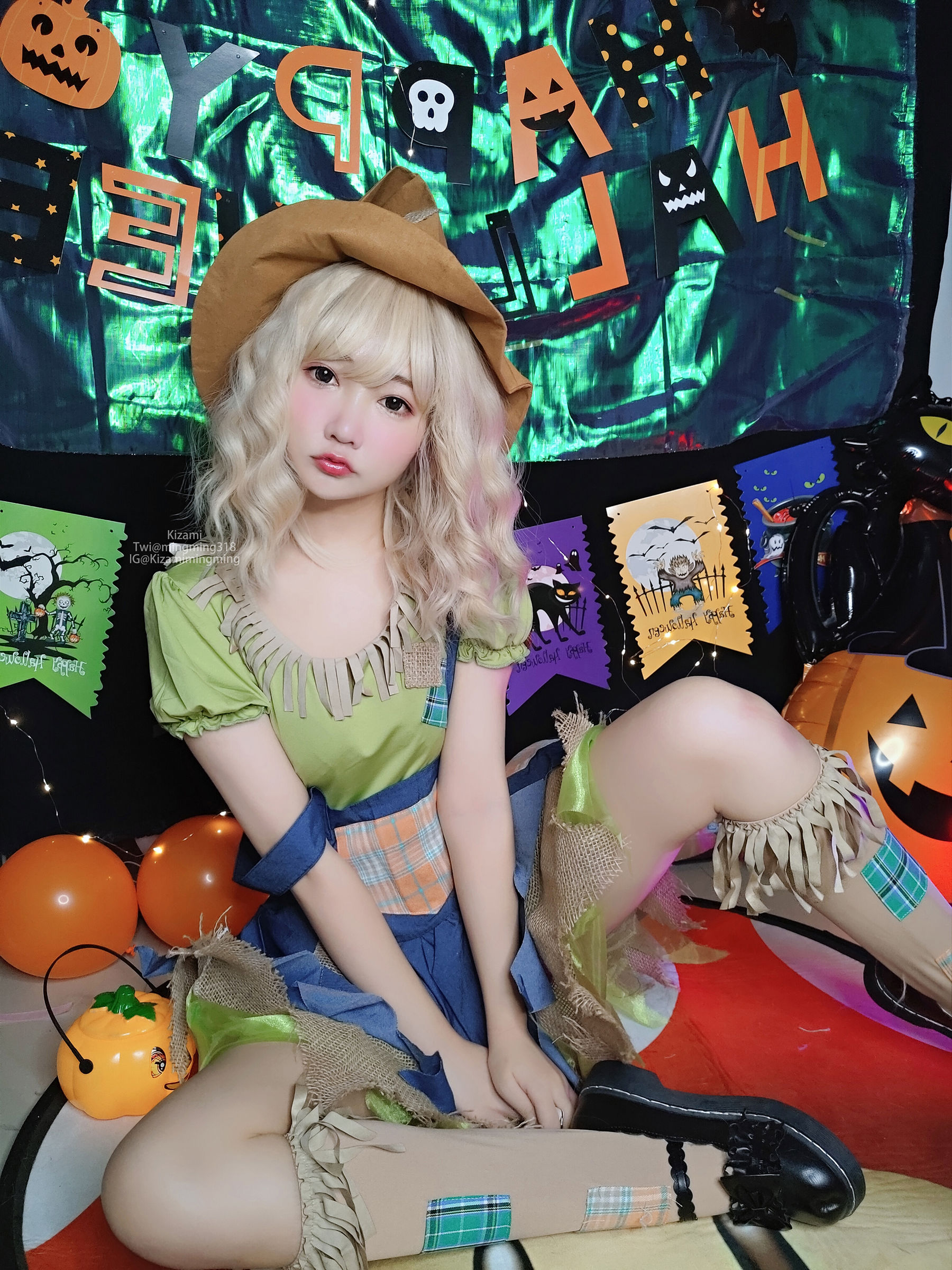 [銘銘Kizami] fantia 2021-11-21 狼女とわら女 Cosplay-第38张