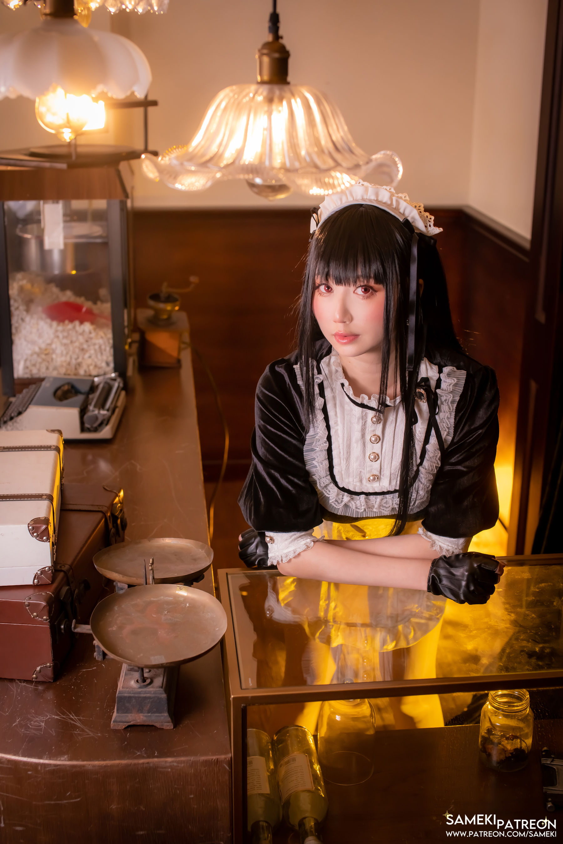 Sameki – 女仆 Cosplay-第20张