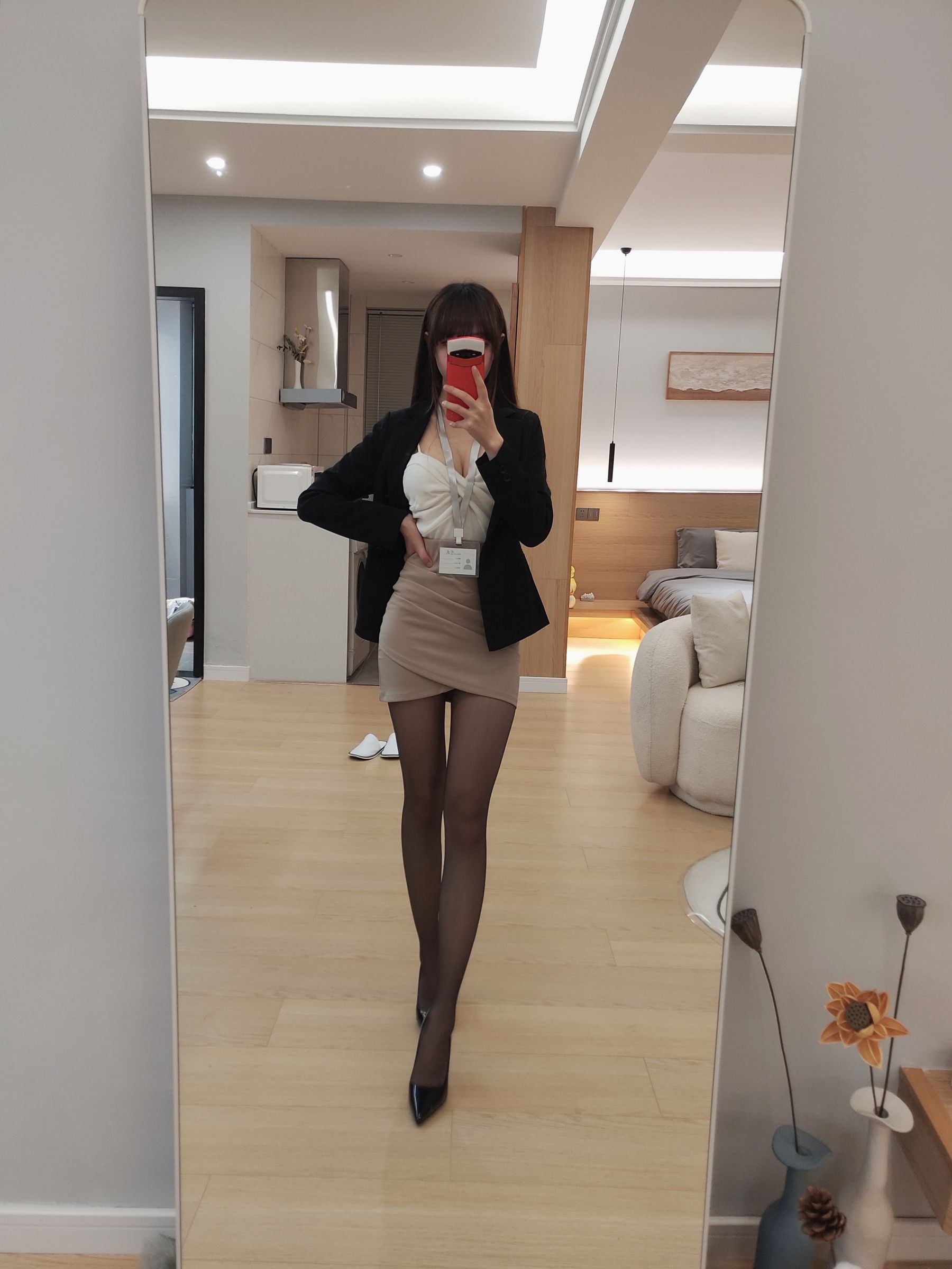 Cos小姐姐雪琪 – OL后辈出差第一天 Cosplay-第33张