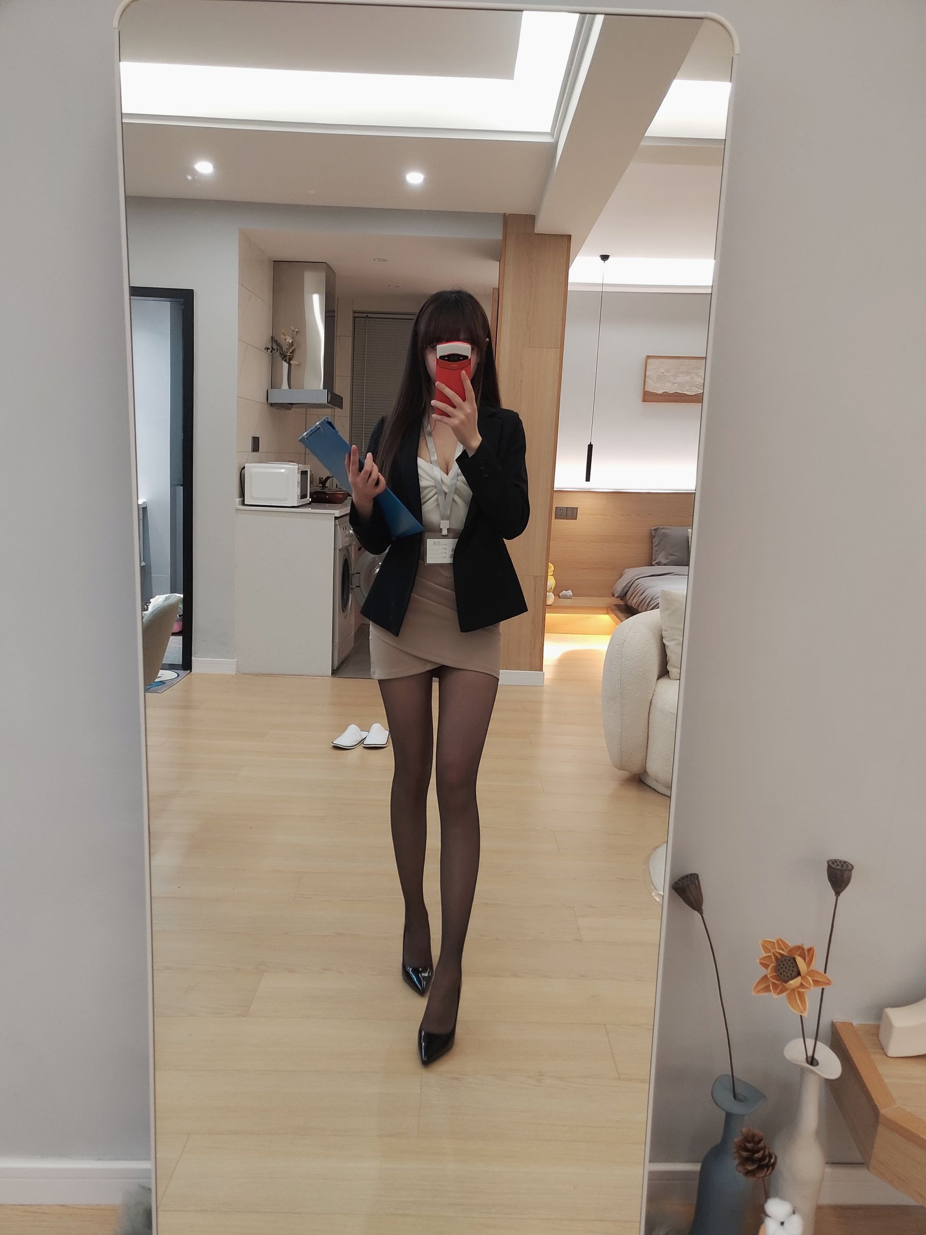 Cos小姐姐雪琪 – OL后辈出差第一天 Cosplay-第36张