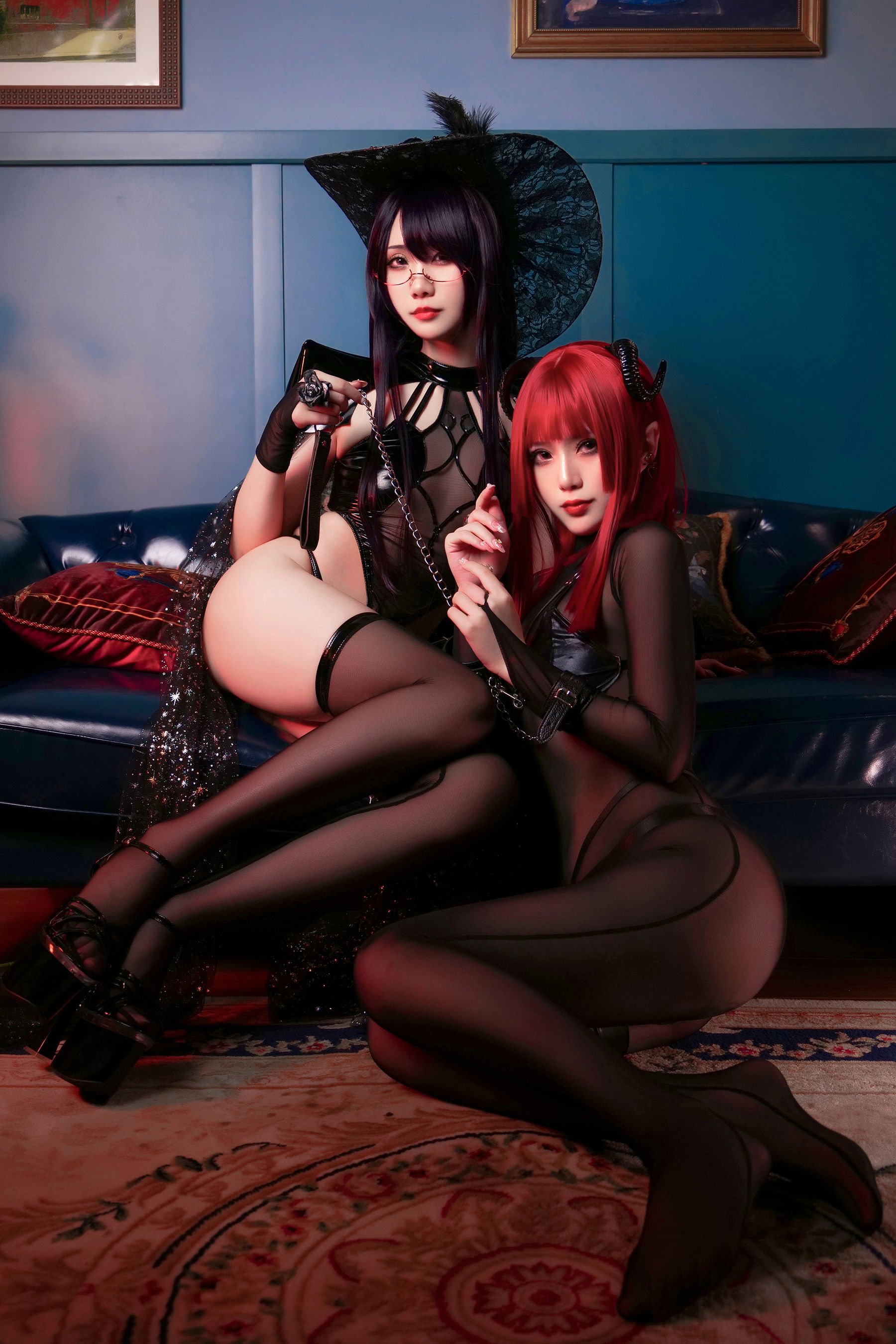 动漫博主曉美媽羊大真人 – 魔女集会 Cosplay-第1张