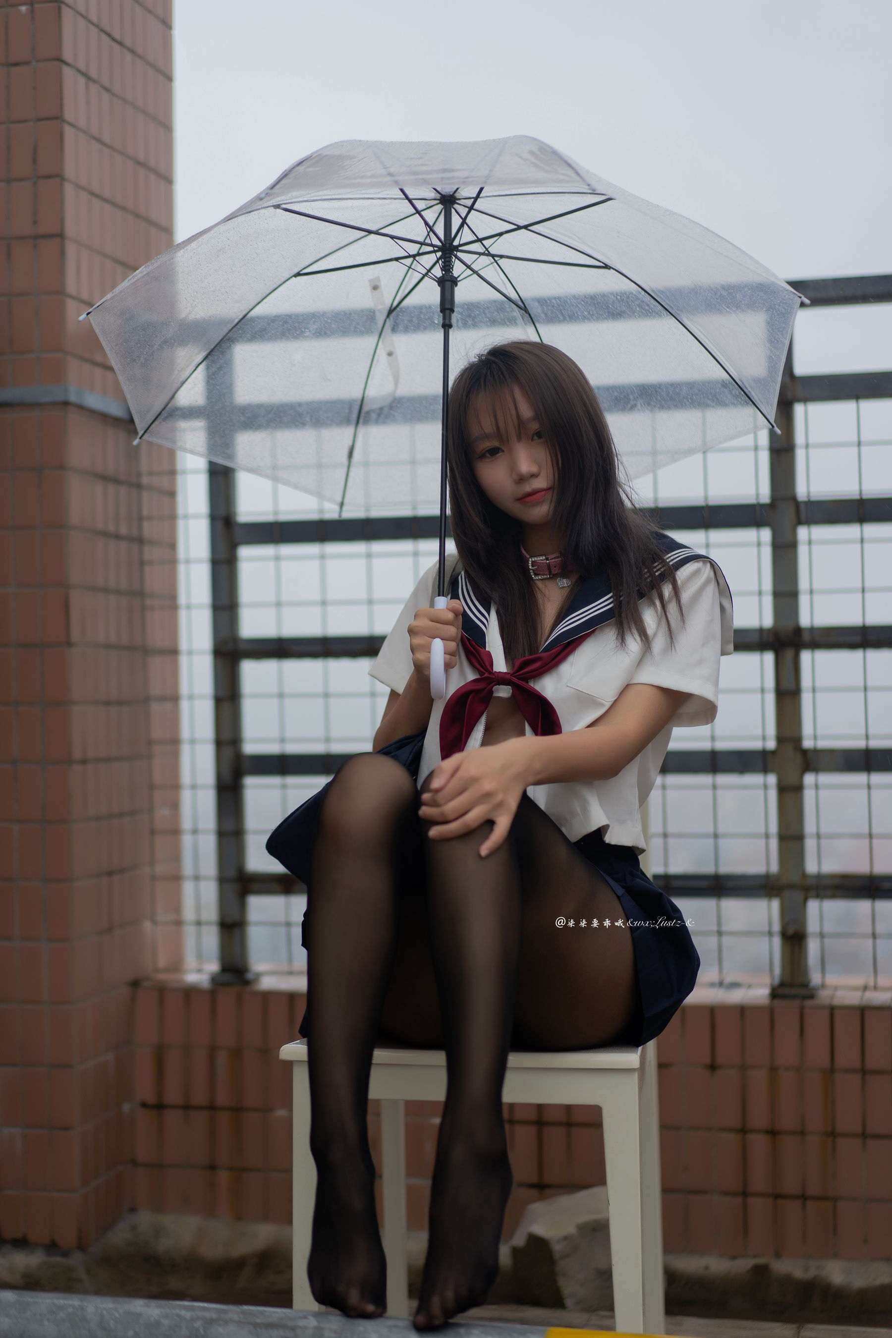 动漫博主柒柒要乖哦 – 天台学姐 Cosplay-第20张
