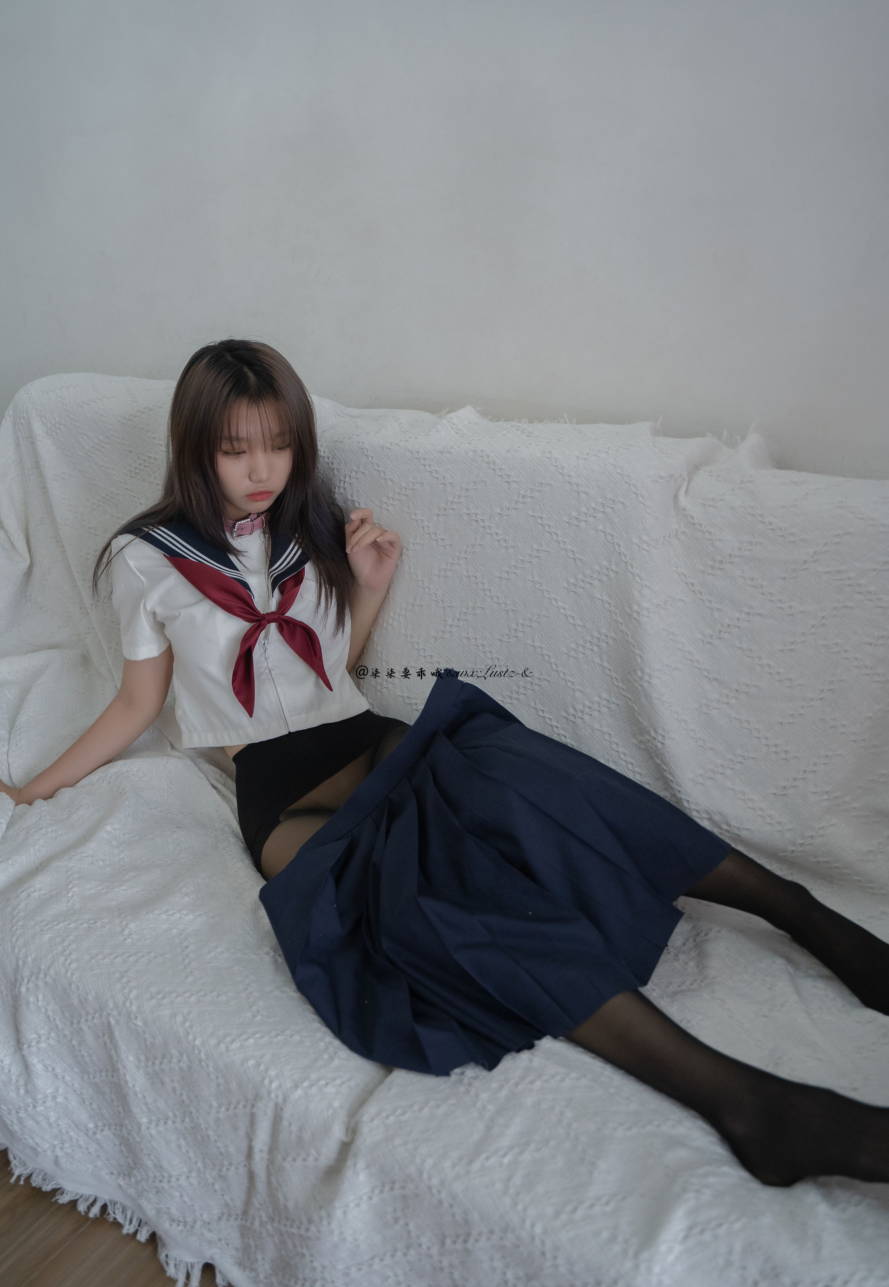 动漫博主柒柒要乖哦 – 天台学姐 Cosplay-第32张