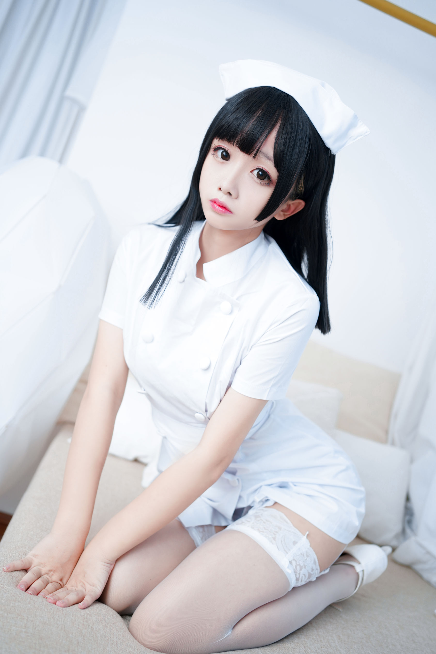 Cosplay日奈娇 – 纯白护士 Cosplay-第30张