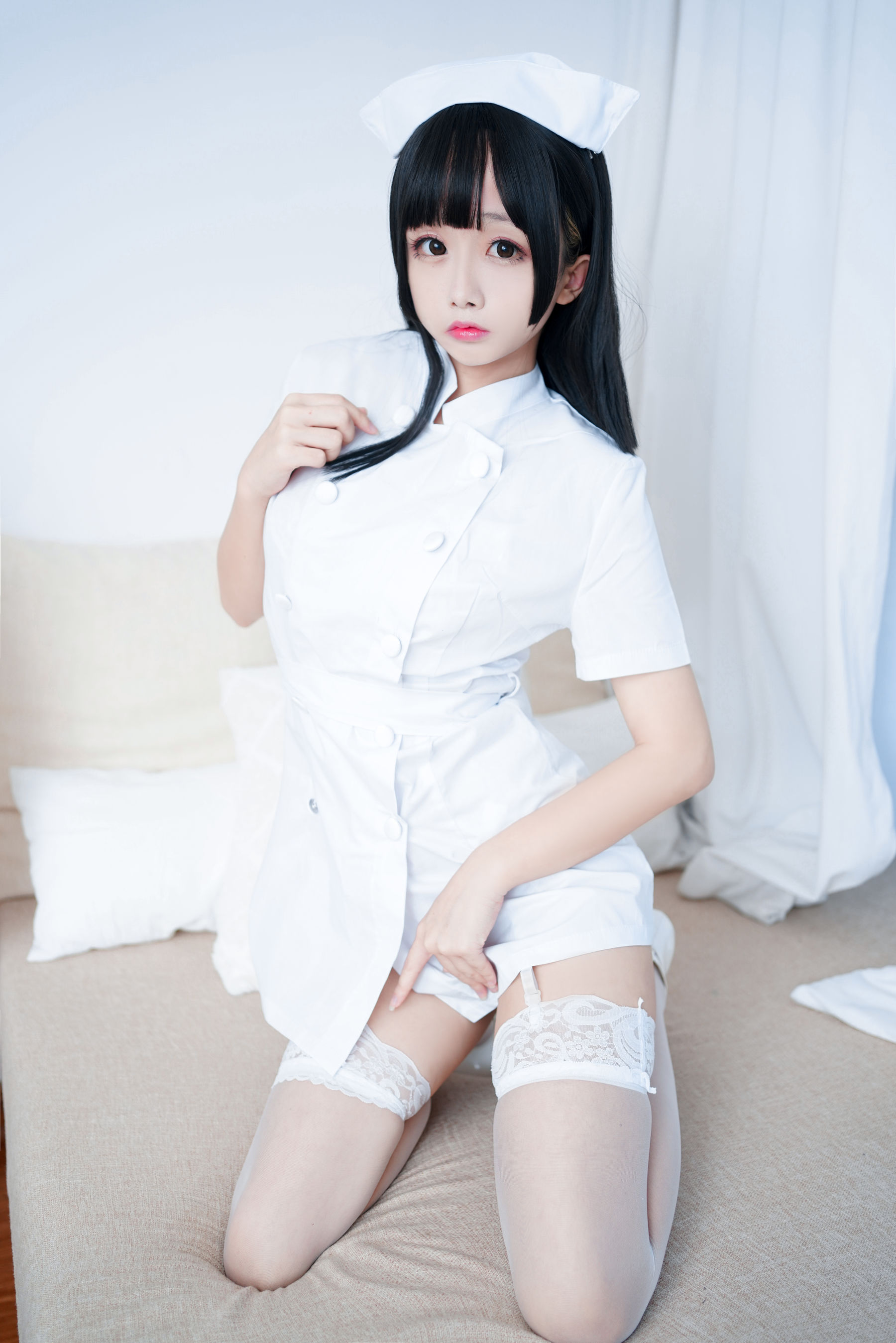 Cosplay日奈娇 – 纯白护士 Cosplay-第34张
