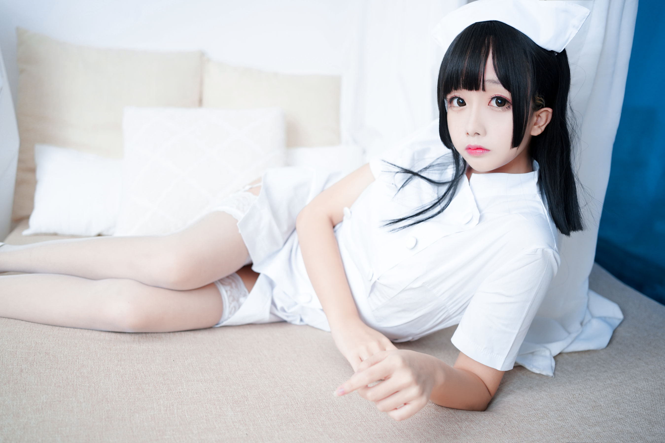Cosplay日奈娇 – 纯白护士 Cosplay-第35张