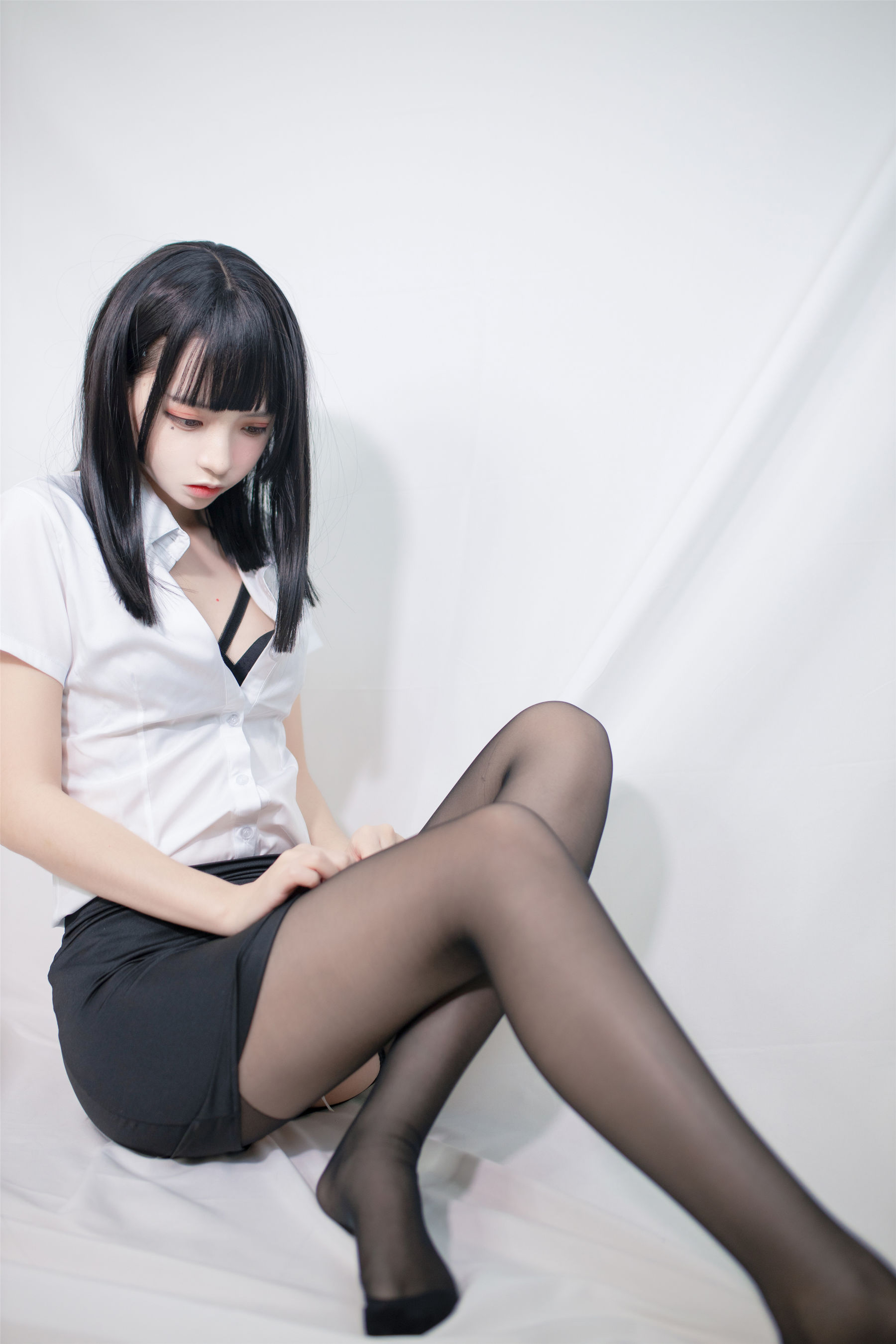 疯猫ss – OL制服 Cosplay-第26张
