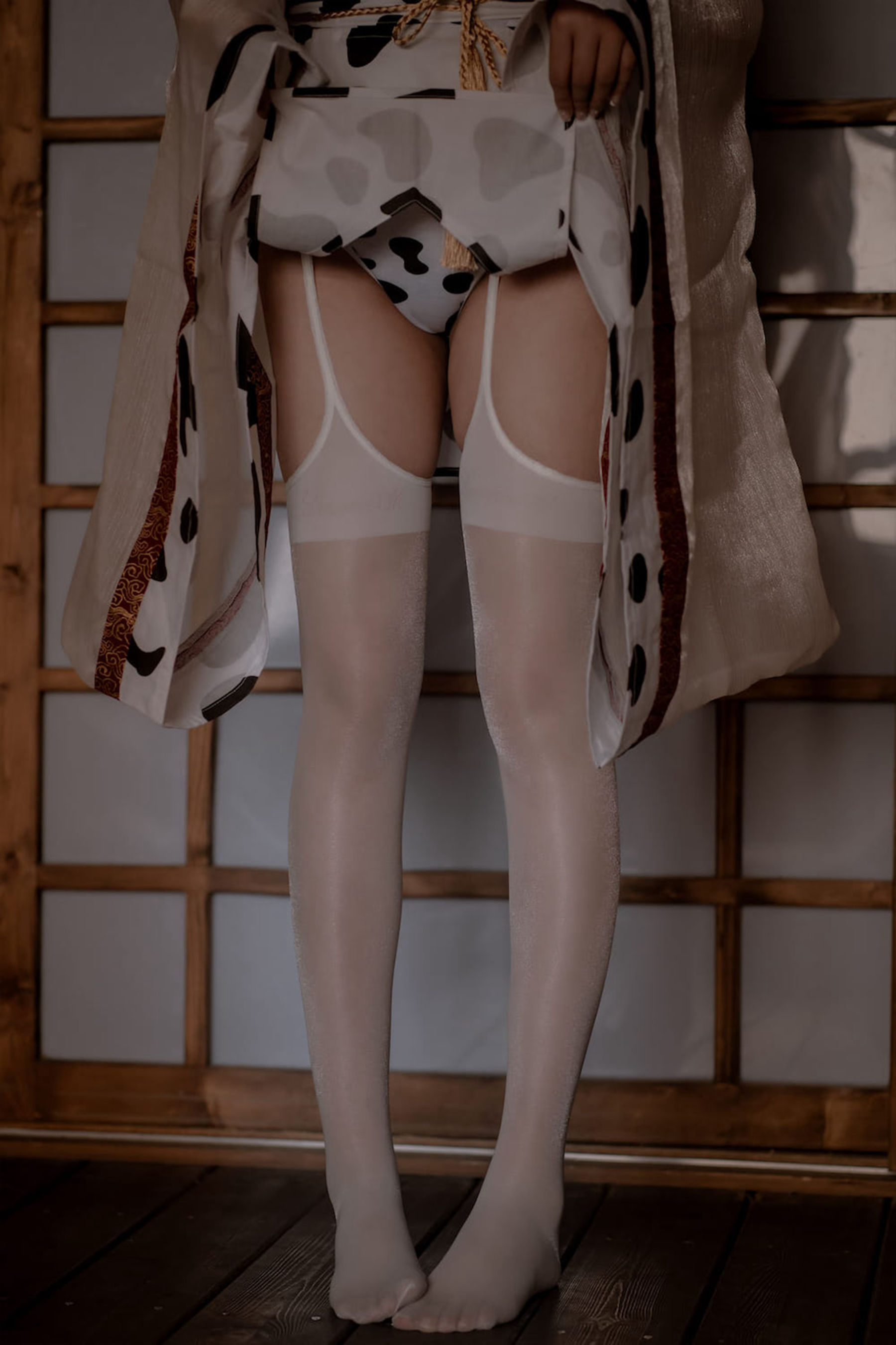 轩萧学姐 – 牛牛和服 Cosplay-第18张