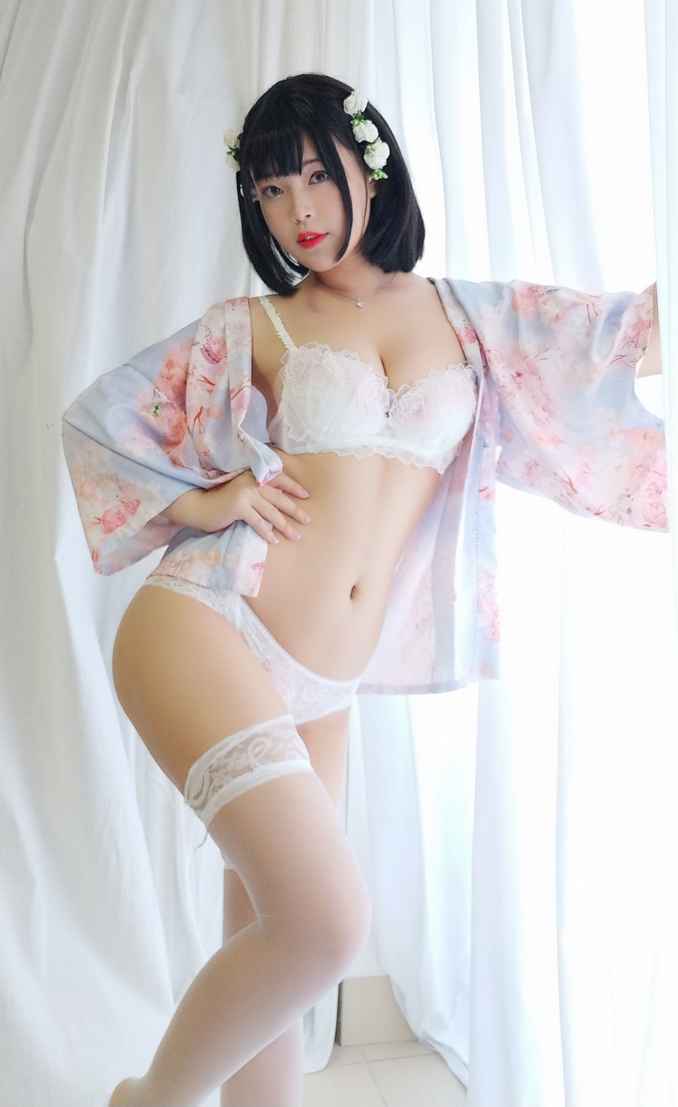 萌系小姐姐-白烨- – 花与酒与少女 Cosplay-第22张