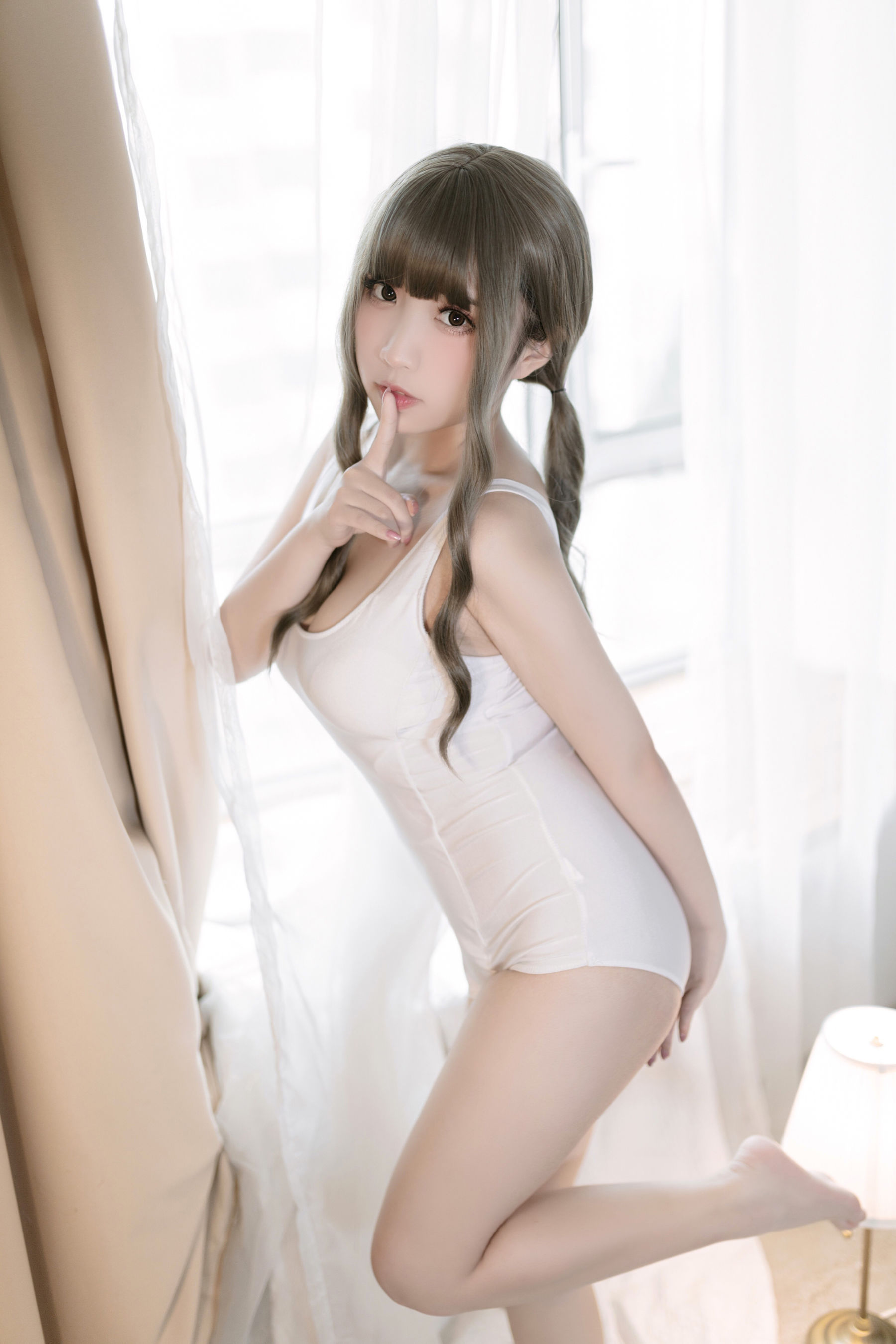 动漫博主貓田聖奈奈 – 白色死库水 Cosplay-第1张