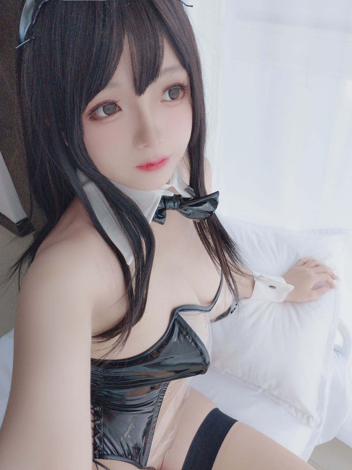 Cosplay日奈娇 – 透明兔女郎 Cosplay-第44张