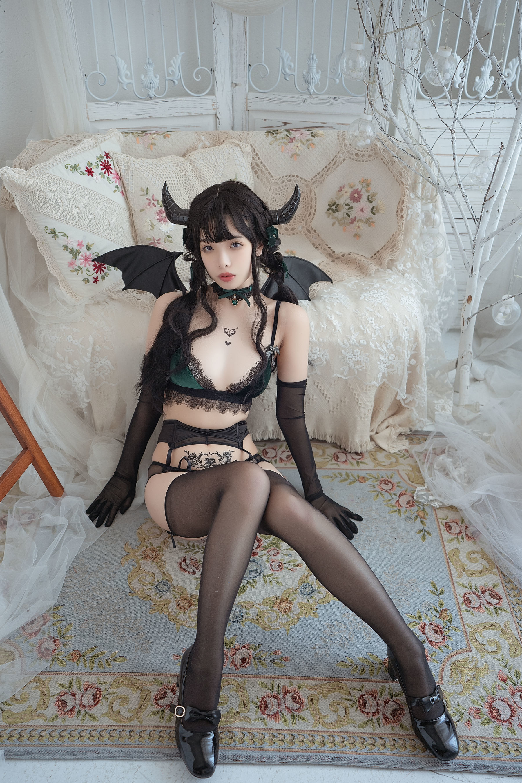 [萝莉COS] 雯妹 – 魅魔 Proud devil Cosplay-第34张