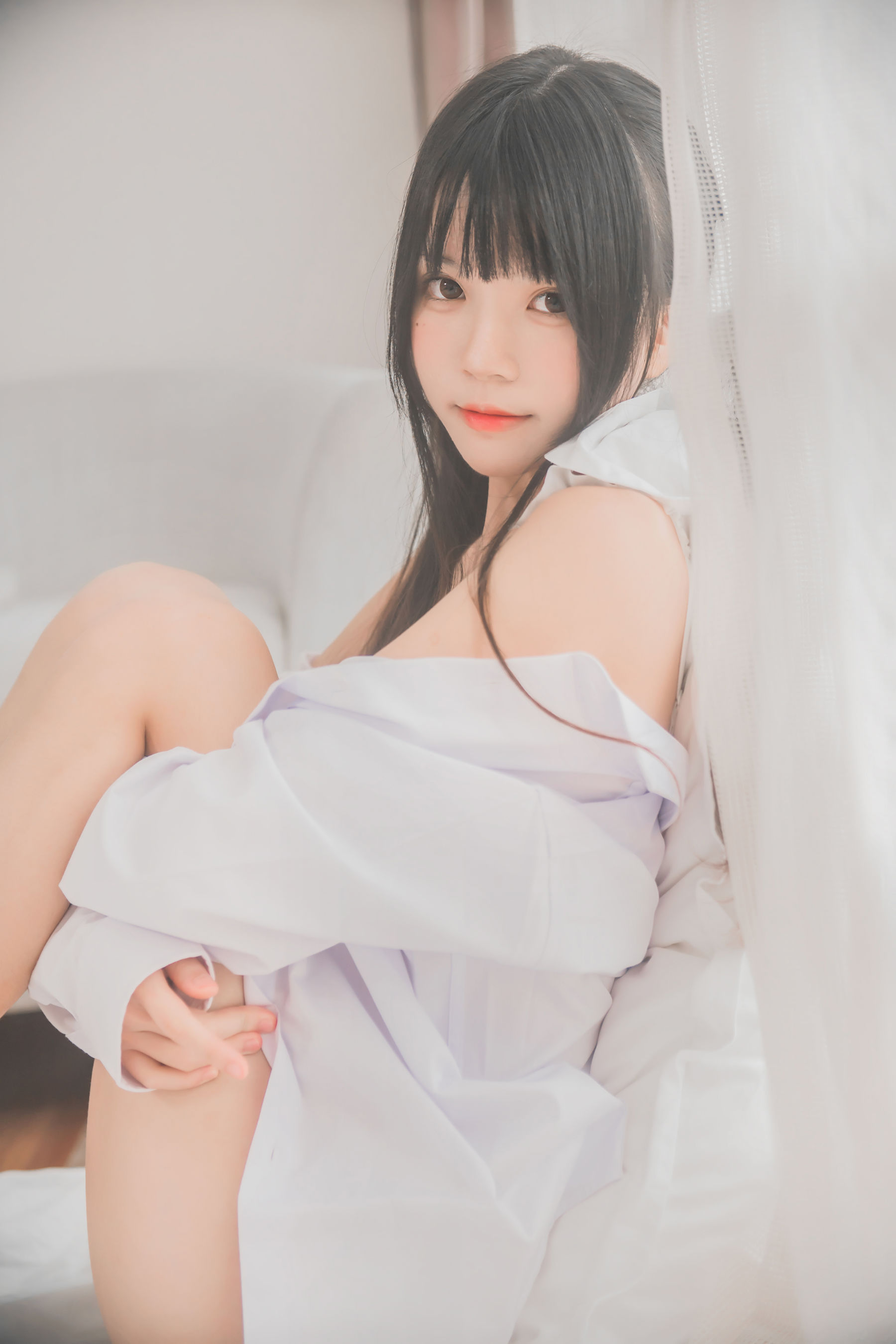 桜桃喵 《白衬衫双马尾》 Cosplay-第30张