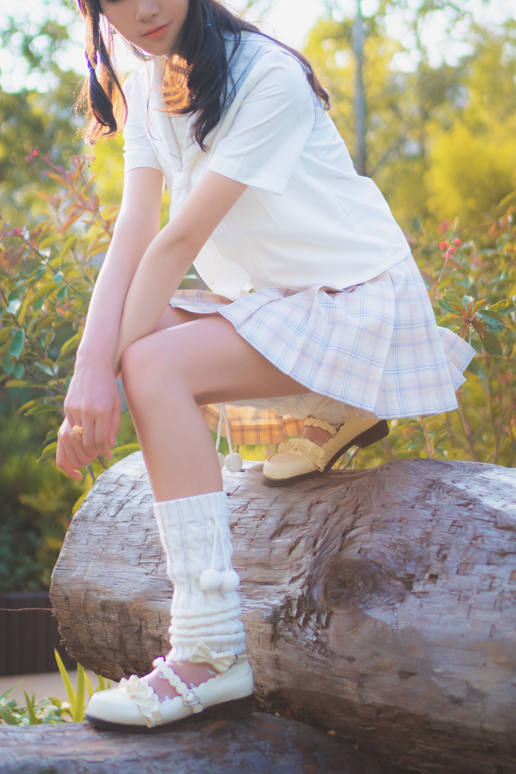 清纯妹子西瓜 白云森林 Cosplay-第27张