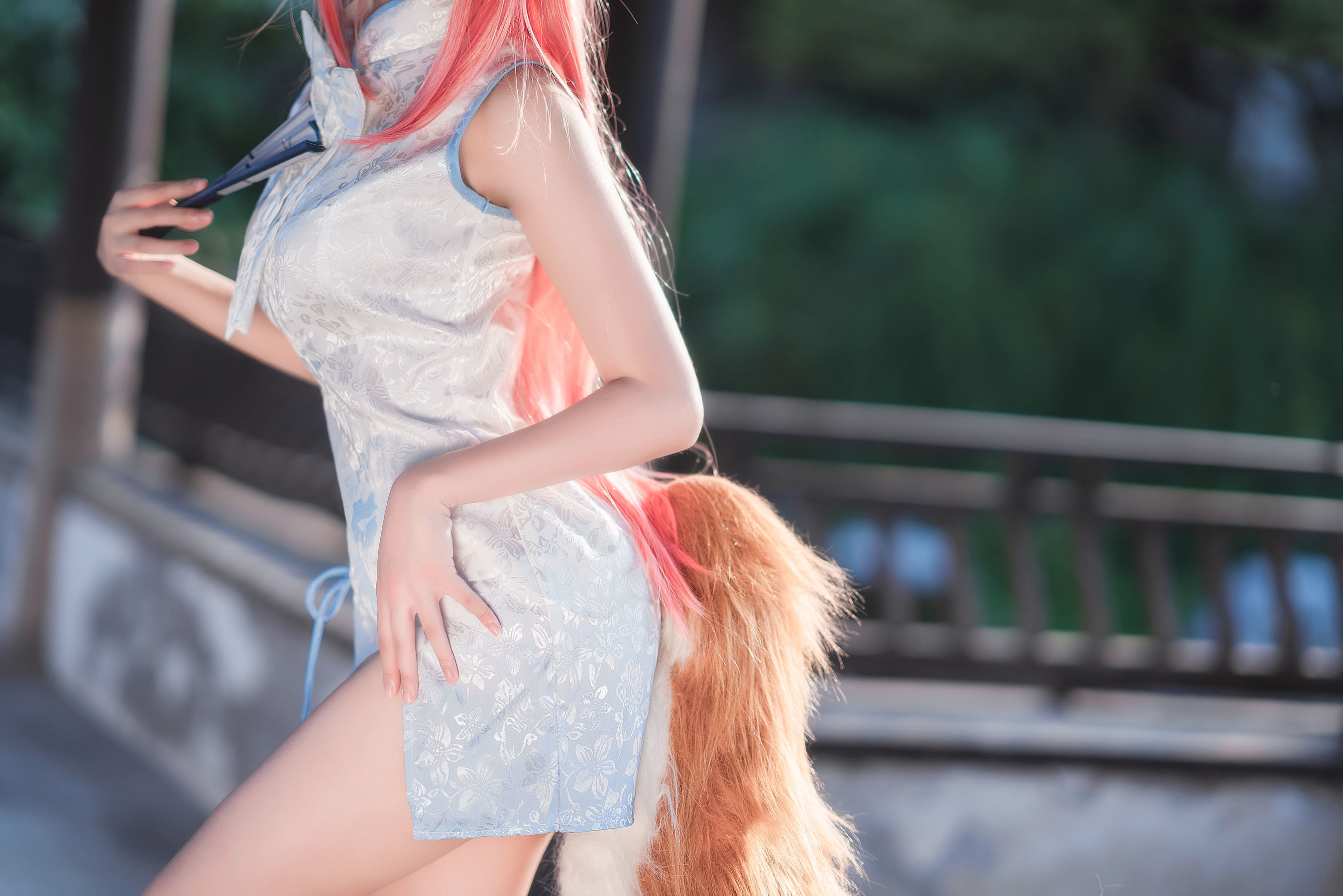 微博妹子三度_69 旗袍玉藻前 Cosplay-第17张
