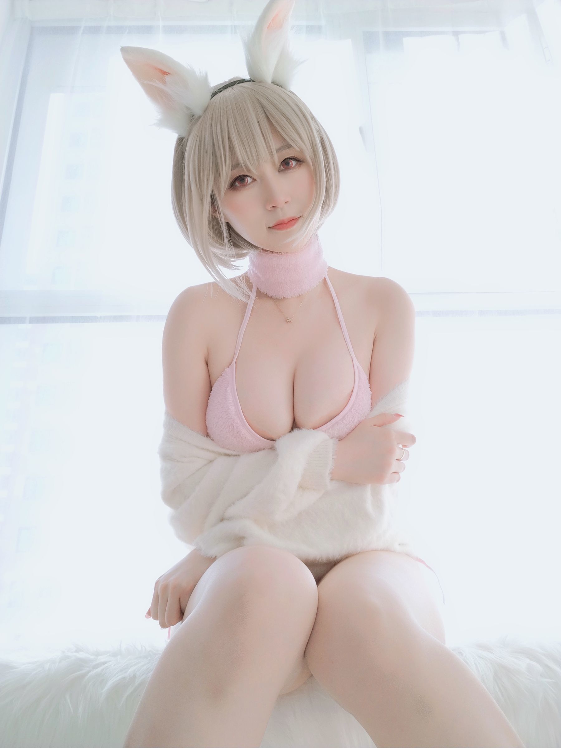 Coser小姐姐白银 小白兔 Cosplay-第33张