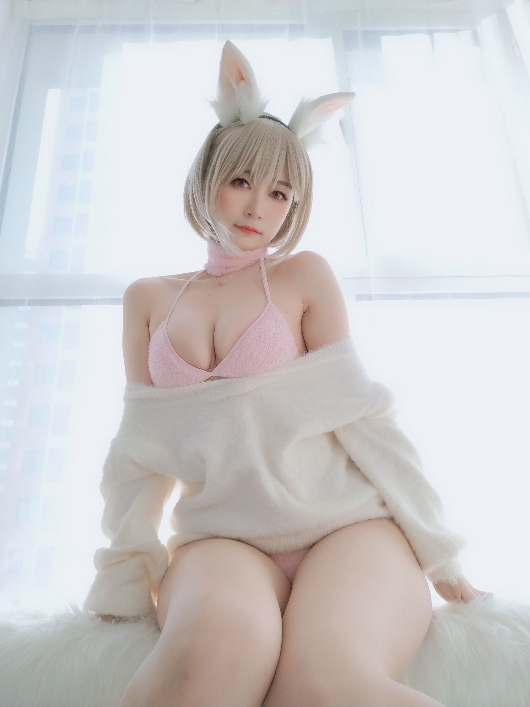 Coser小姐姐白银 小白兔 Cosplay-第36张
