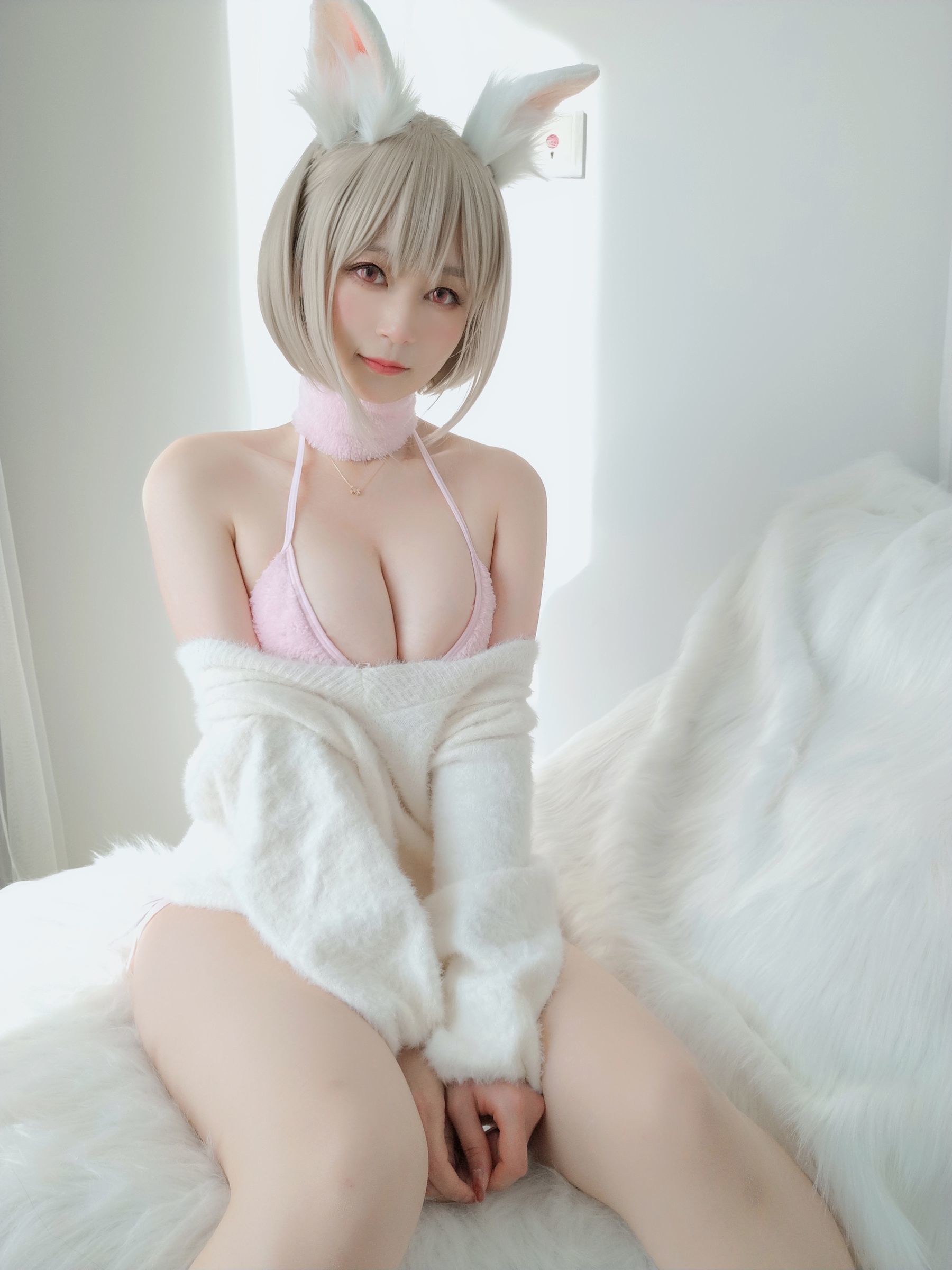 Coser小姐姐白银 小白兔 Cosplay-第77张