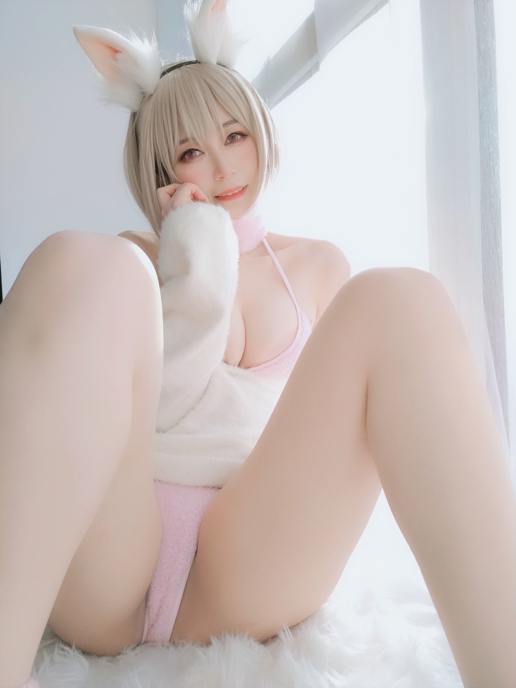 Coser小姐姐白银 小白兔 Cosplay-第79张