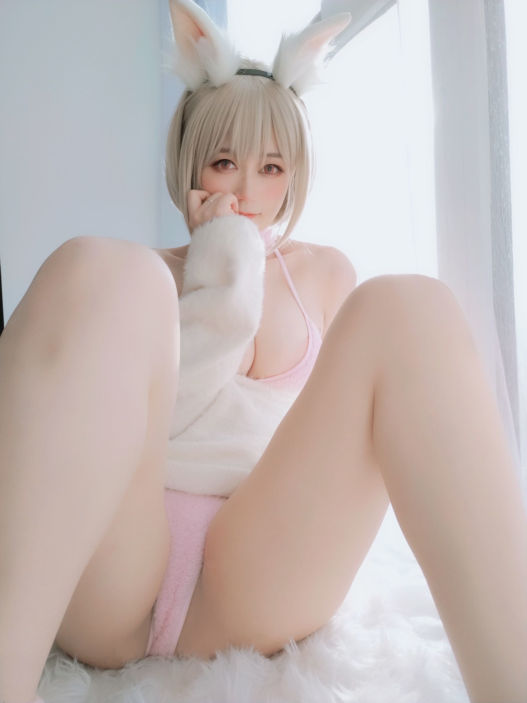 Coser小姐姐白银 小白兔 Cosplay-第80张