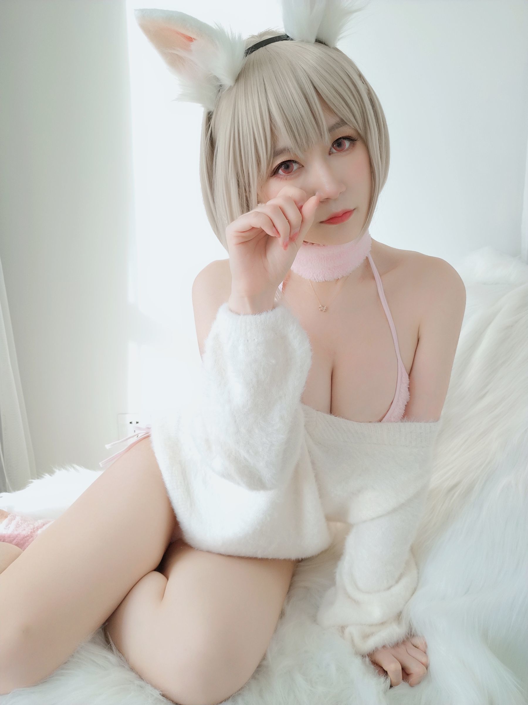 Coser小姐姐白银 小白兔 Cosplay-第82张