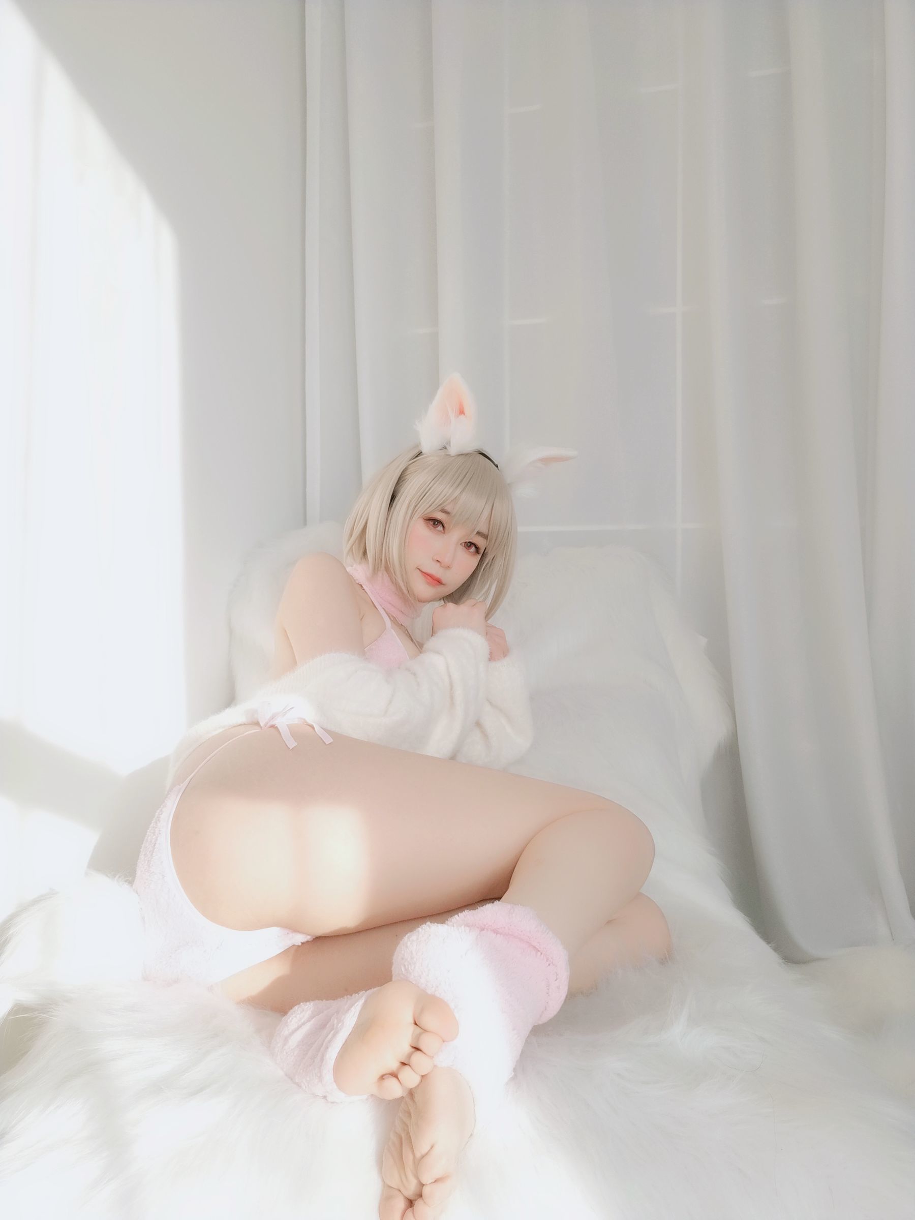 Coser小姐姐白银 小白兔 Cosplay-第83张