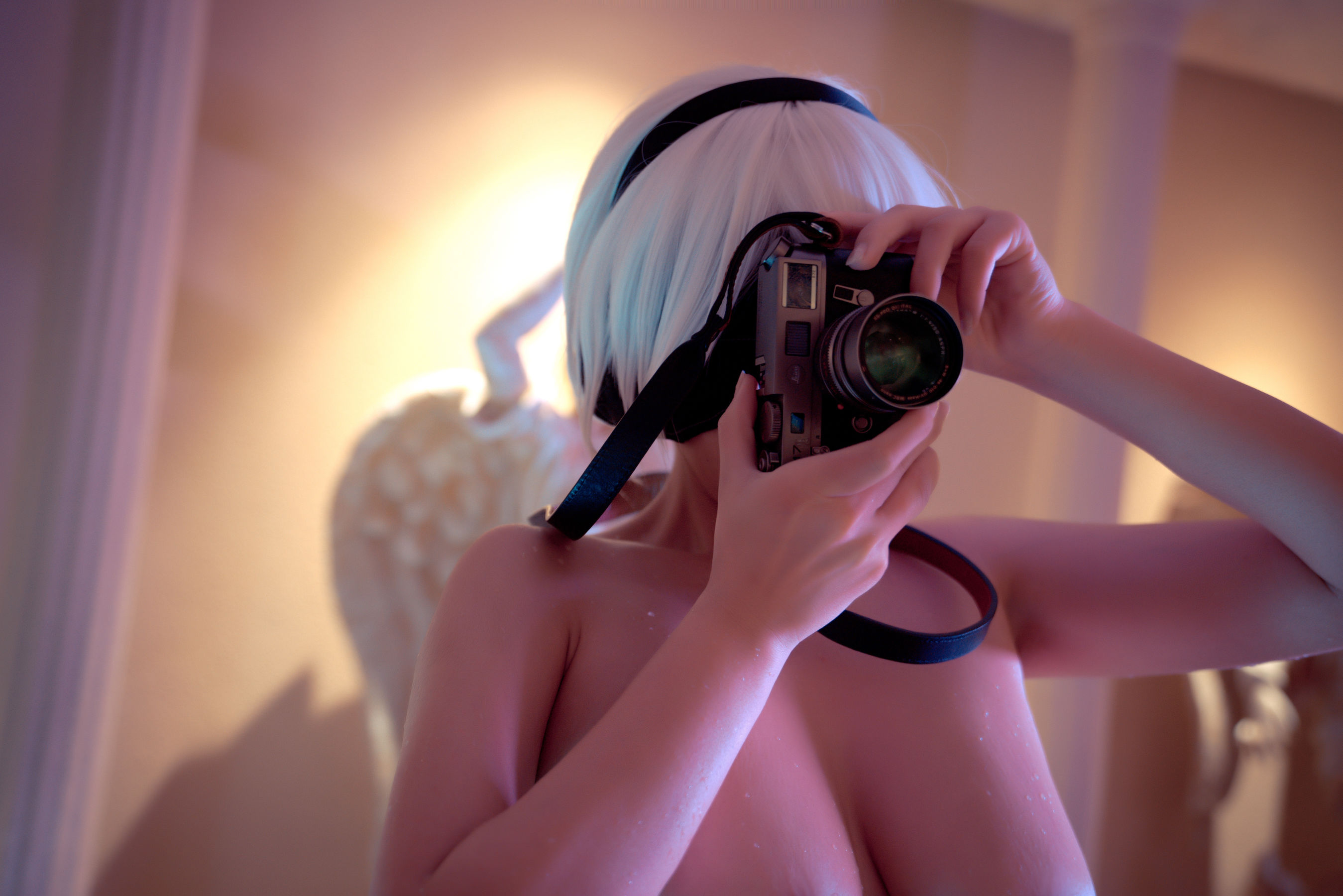 星澜是澜澜叫澜妹呀 – 2B比基尼 Cosplay-第22张