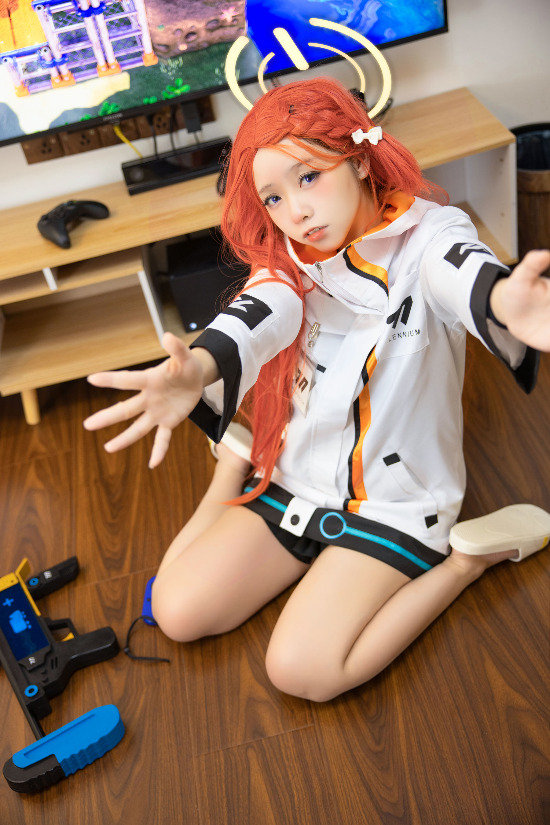 动漫博主G44不会受伤 – 碧蓝档案 花岡柚子 Cosplay-第1张