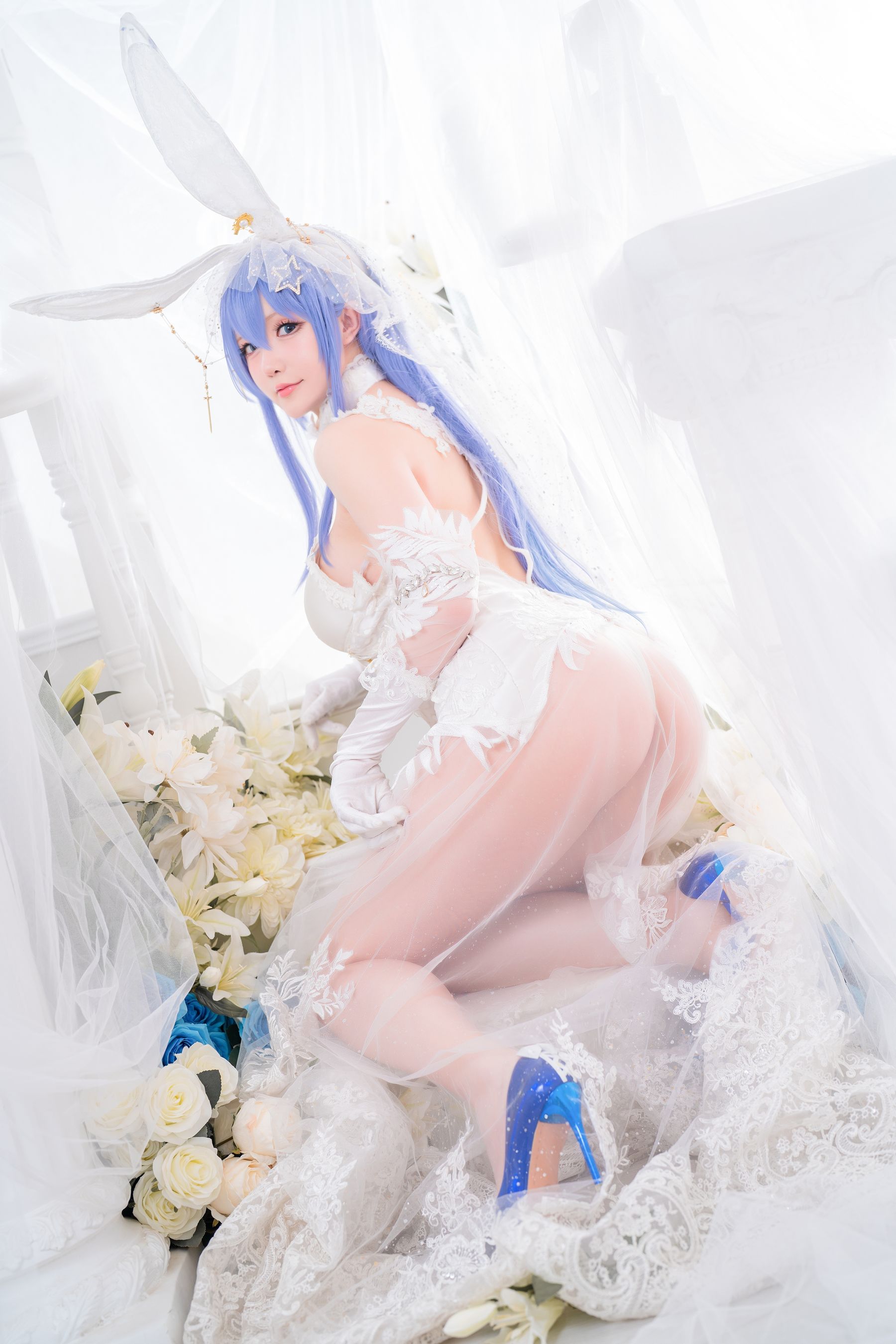 Coser小姐姐星之迟迟 – 碧蓝航线 花园 Cosplay-第1张