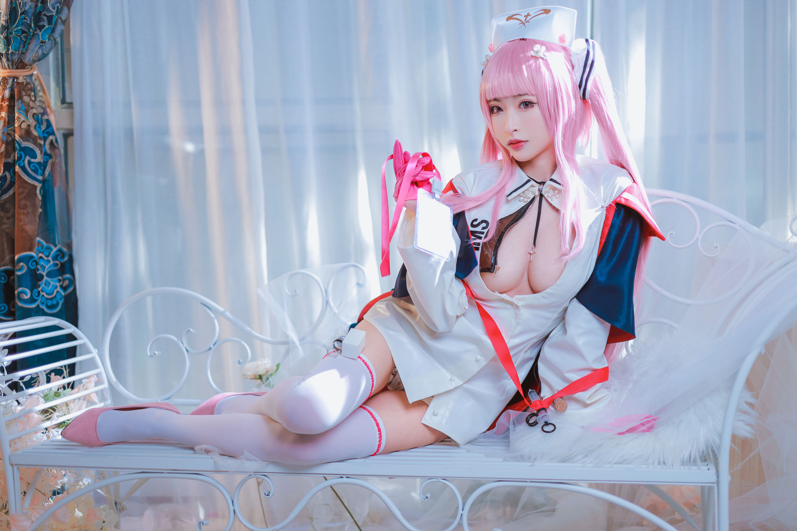 清水由乃 – 英仙座护士服 Cosplay-第26张