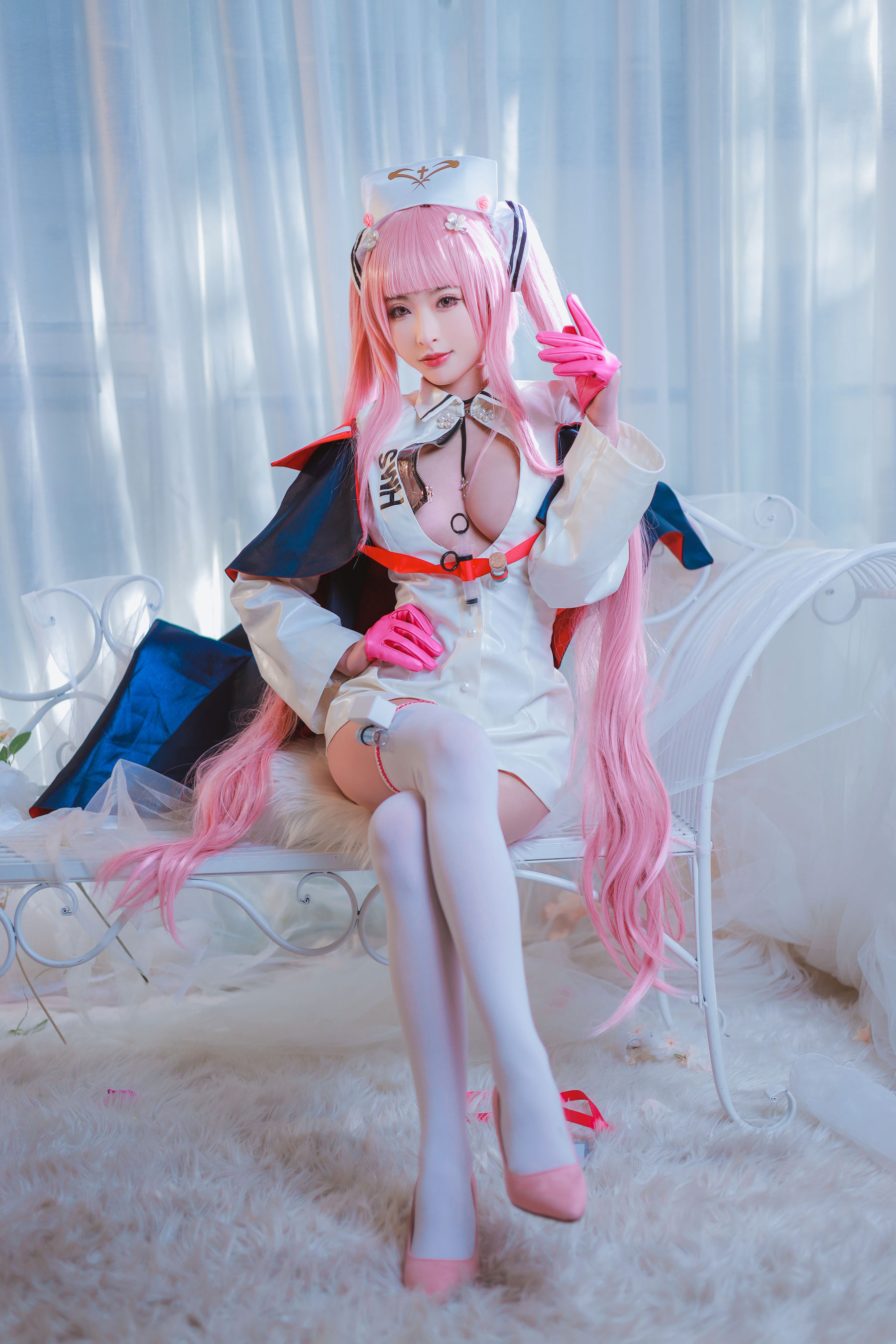 清水由乃 – 英仙座护士服 Cosplay-第31张