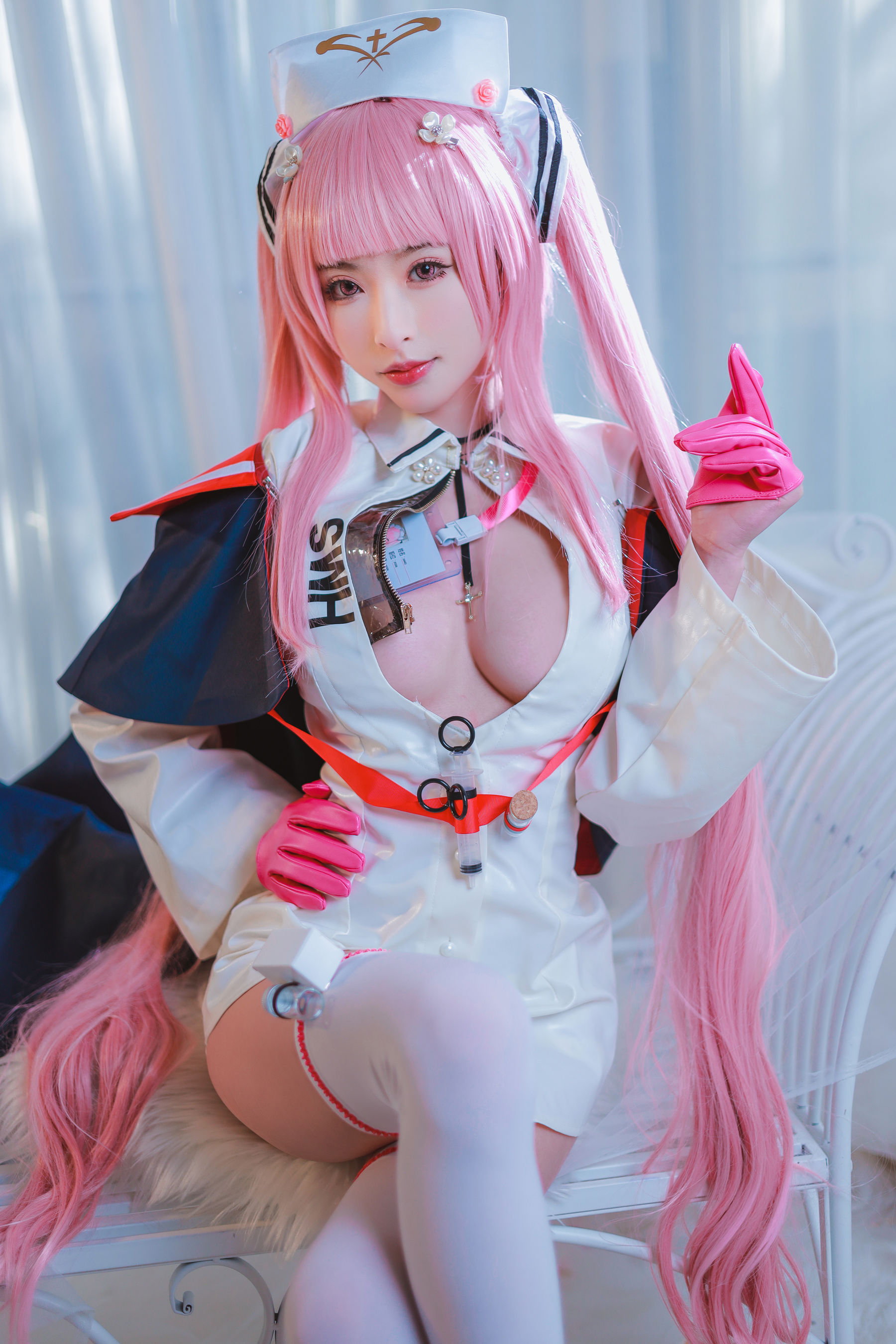 清水由乃 – 英仙座护士服 Cosplay-第32张